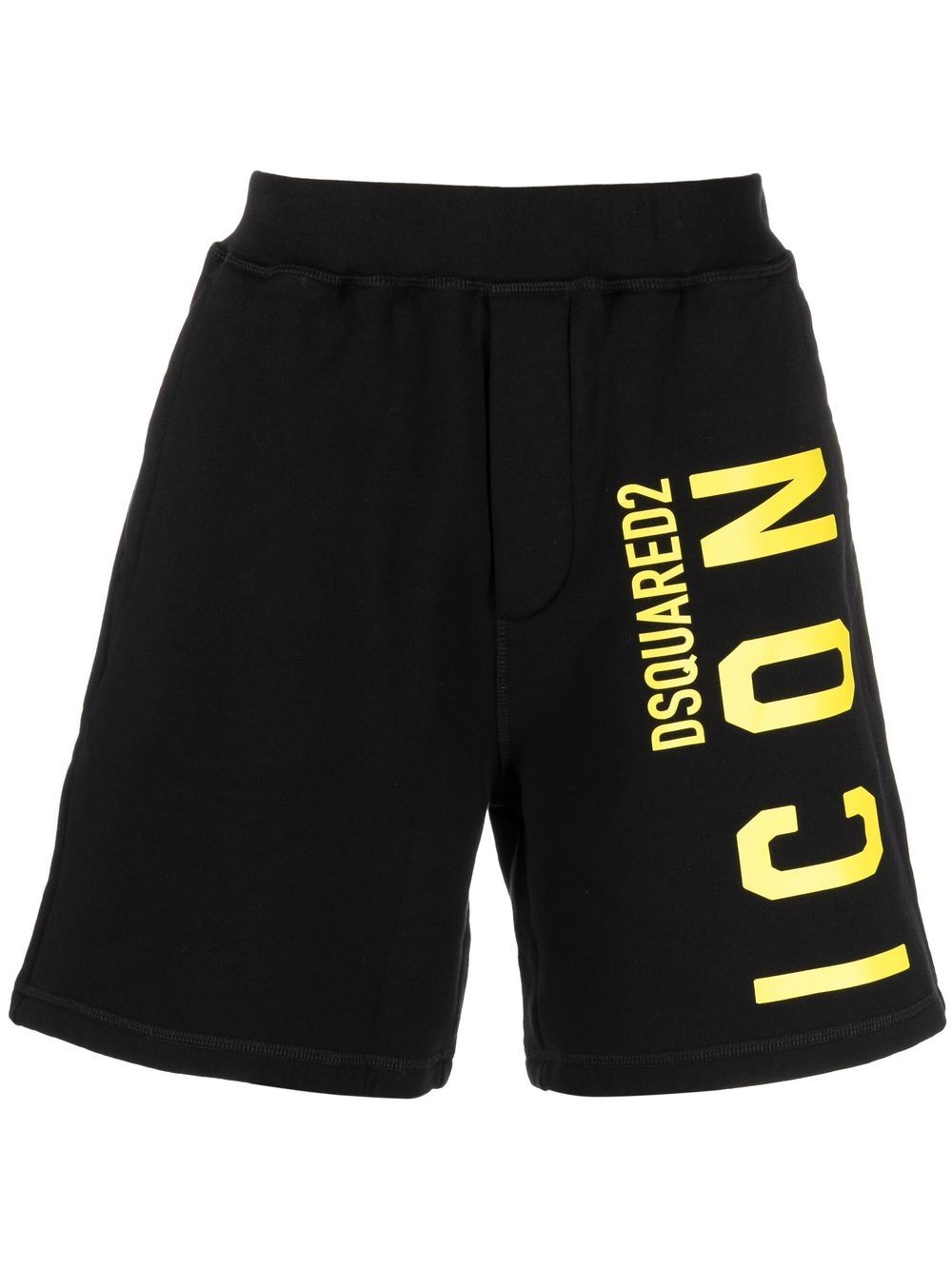 DSQUARED2 D2次方 Icon logo运动短裤 - 黑色
