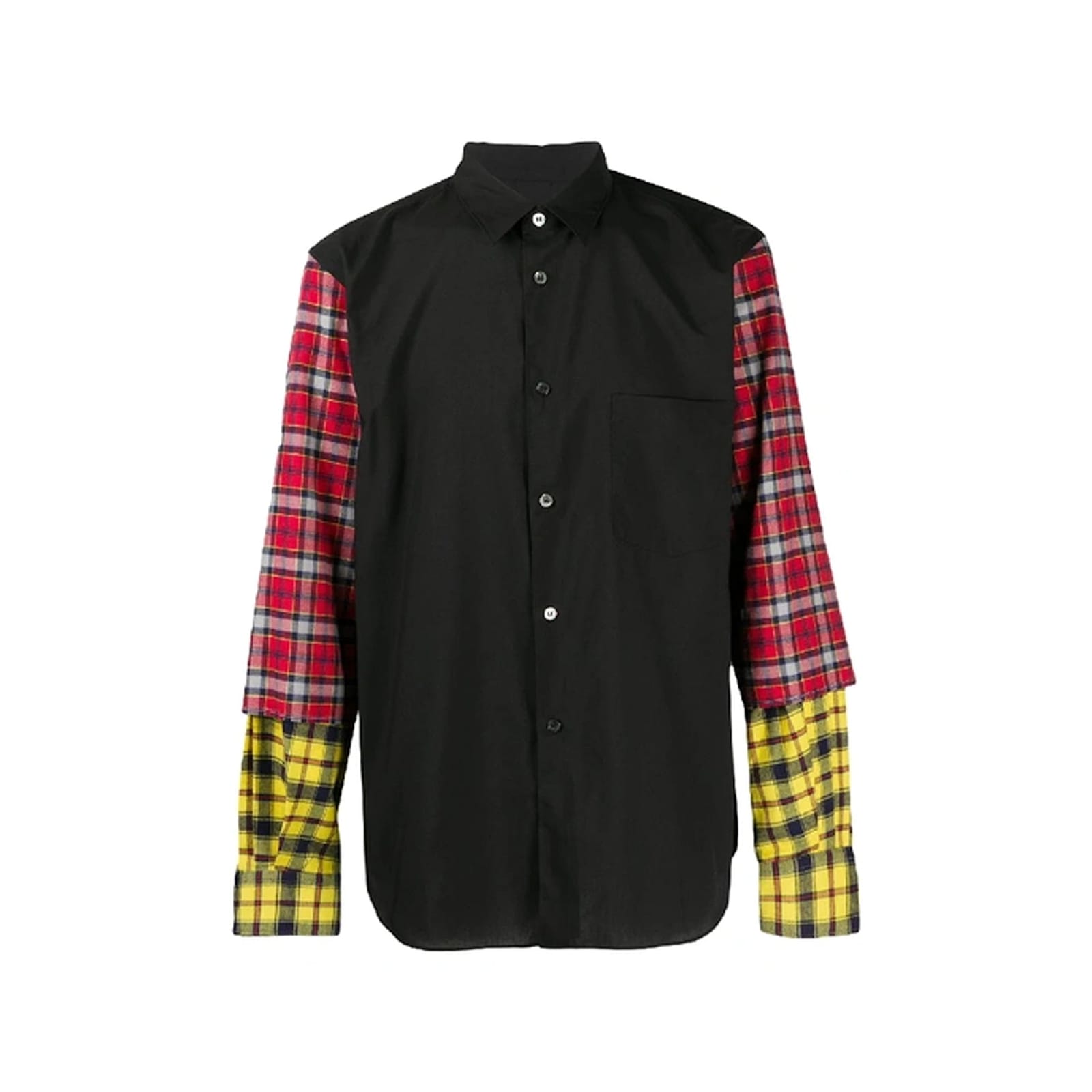 Comme Des Garçons 格纹袖衬衫