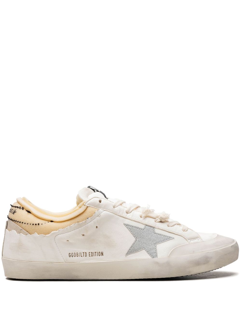 Golden Goose Super-Star Penstar White/Silver/Beige 运动鞋 - 白色