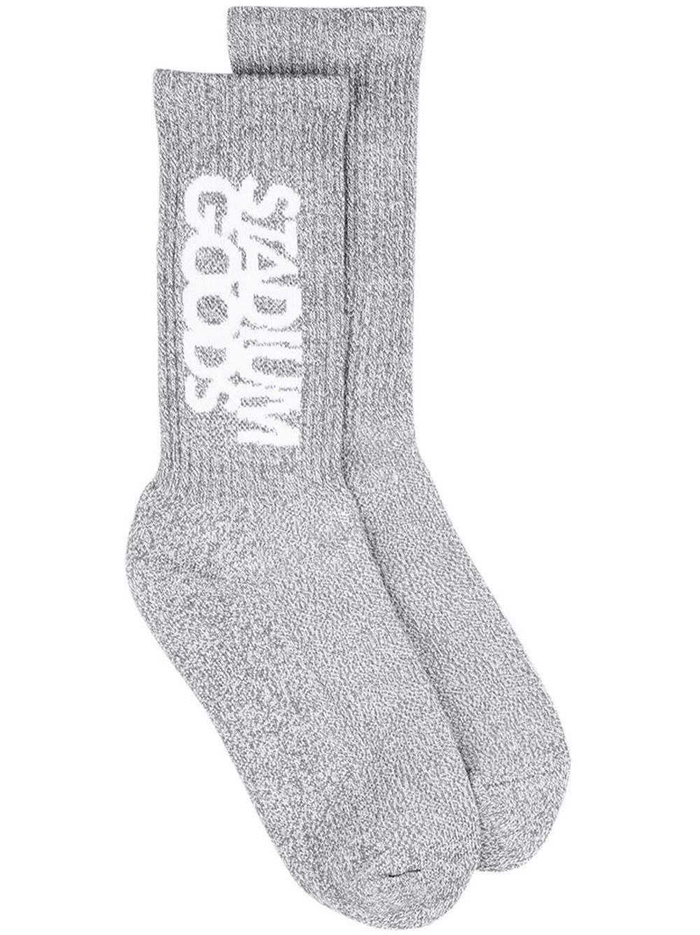 STADIUM GOODS® logo印花针织袜 - 灰色