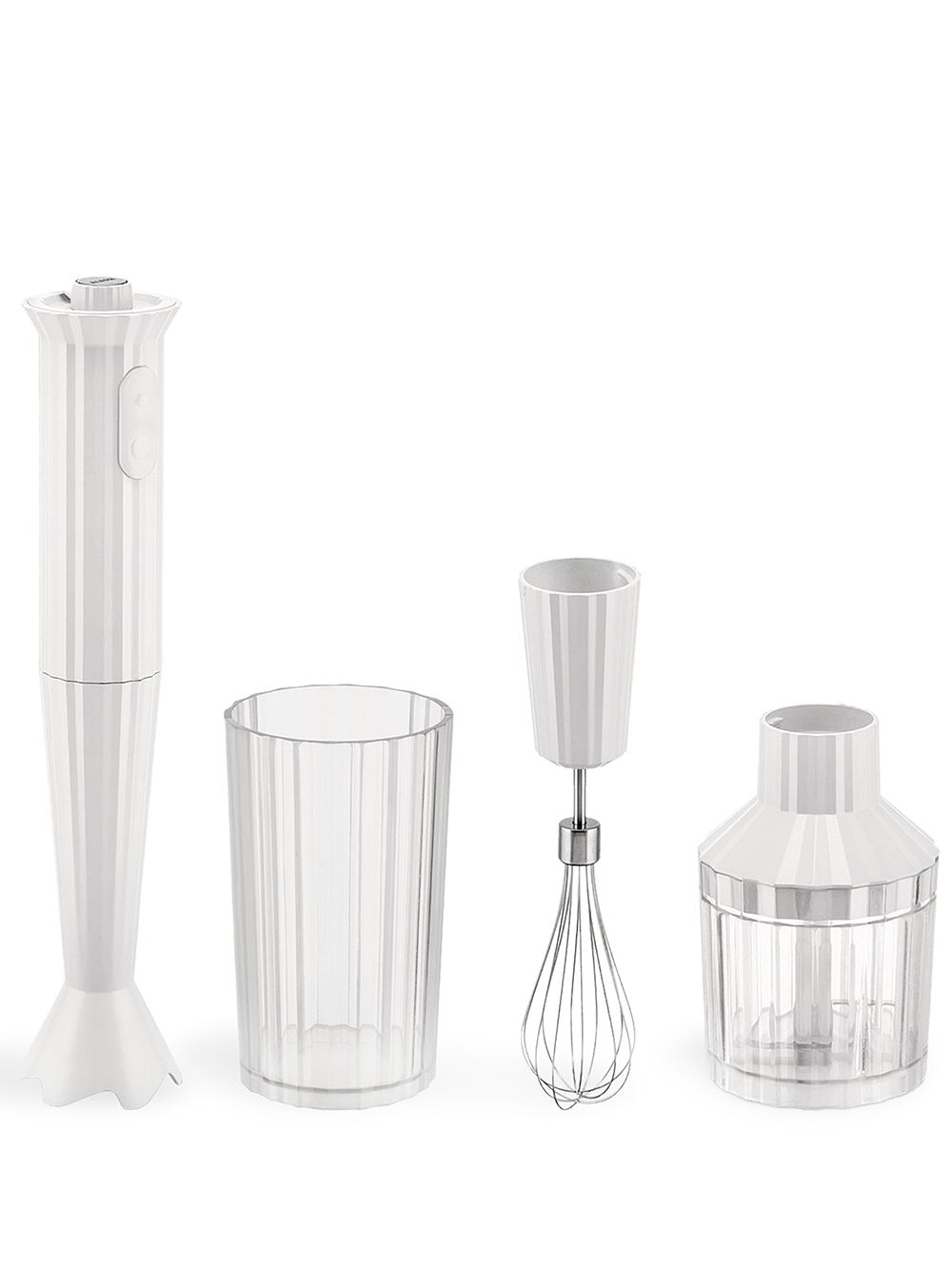 Alessi Plissé 电动手持搅拌器 - 白色