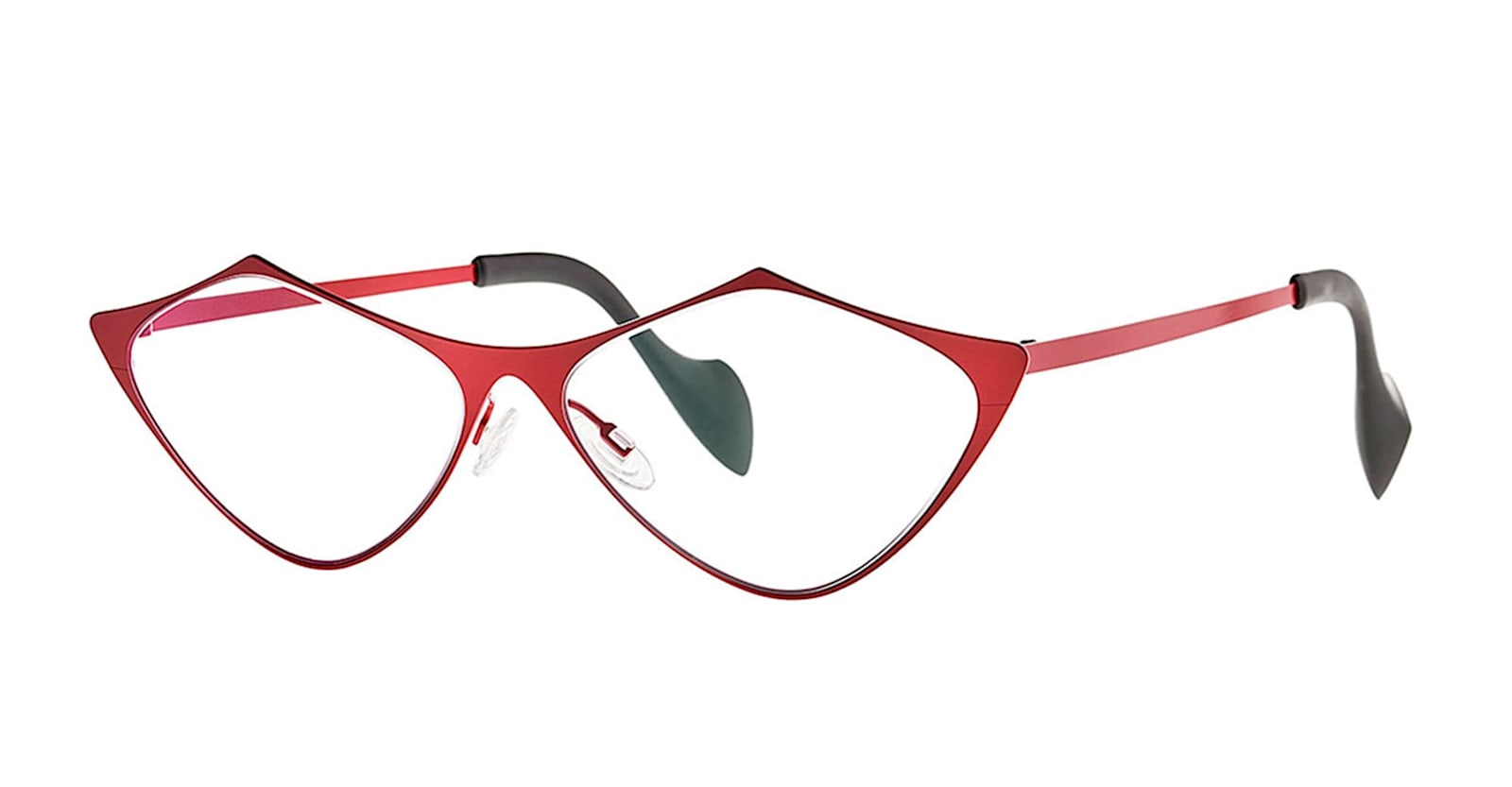 Theo Eyewear 鸟取191 红色可配镜片眼镜
