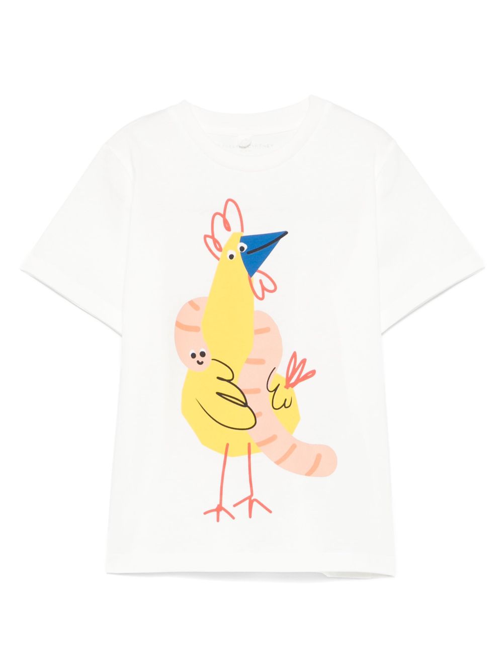 Stella McCartney Kids 插画印花T恤 - 白色