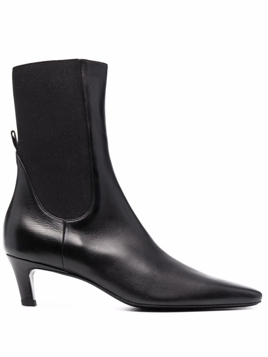 TOTEME Leather Heel Boots