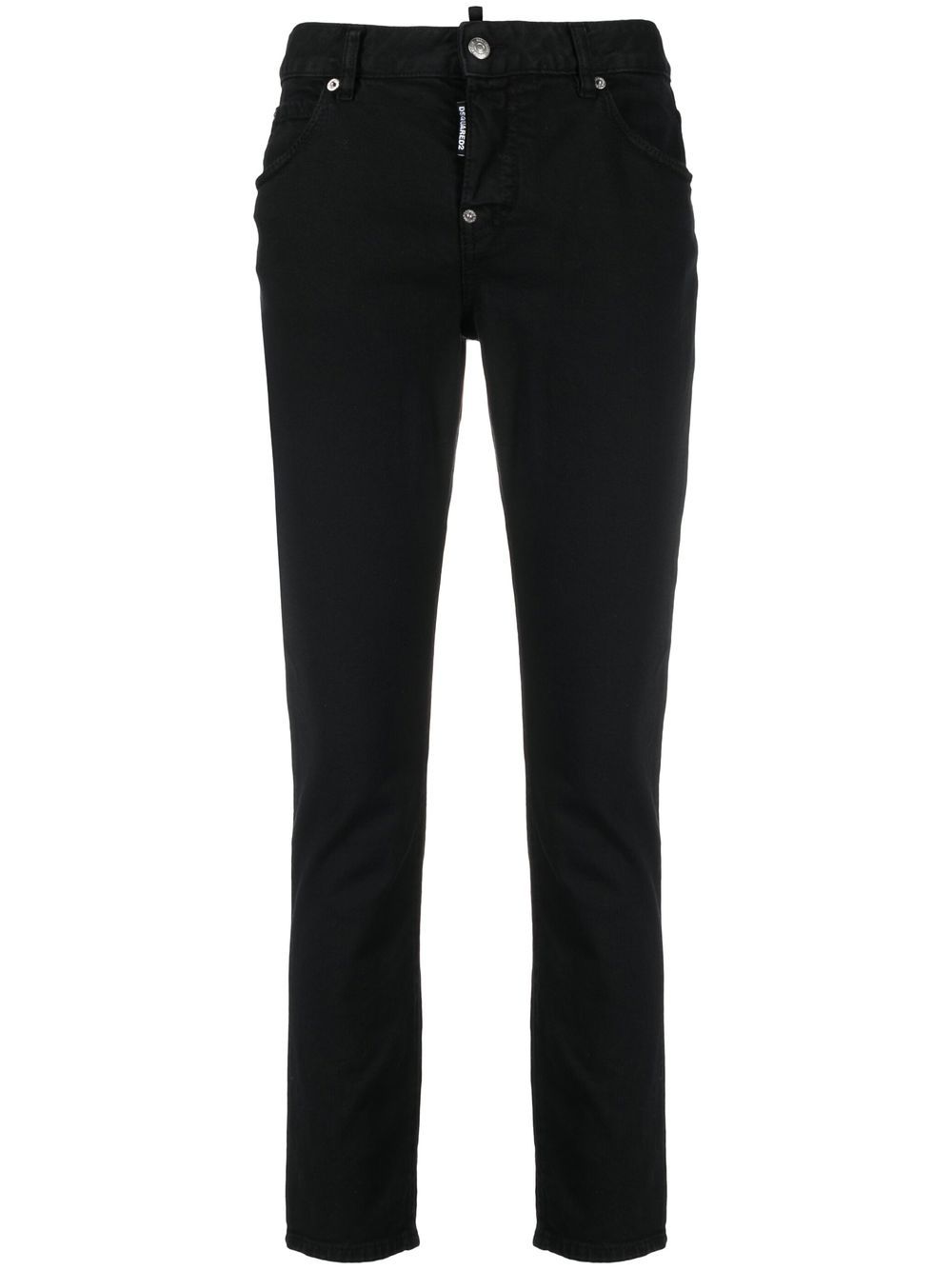 DSQUARED2 Black Bull 露踝牛仔裤 - 黑色