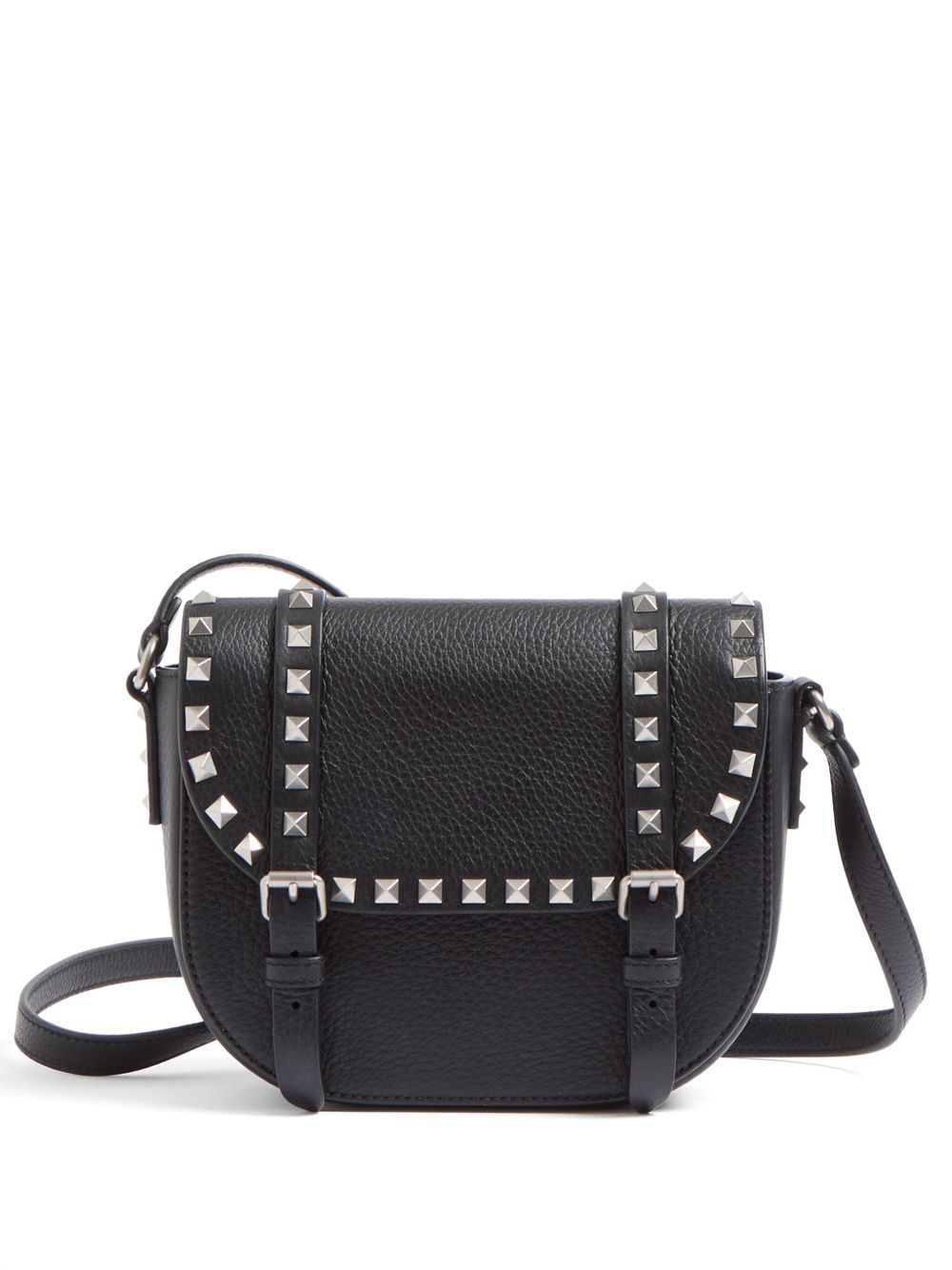Valentino Garavani Rockstud 小号斜挎包 - 黑色