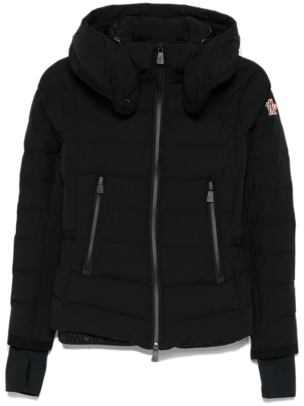 Moncler Grenoble Lamoura 蓬松夹克 - 黑色