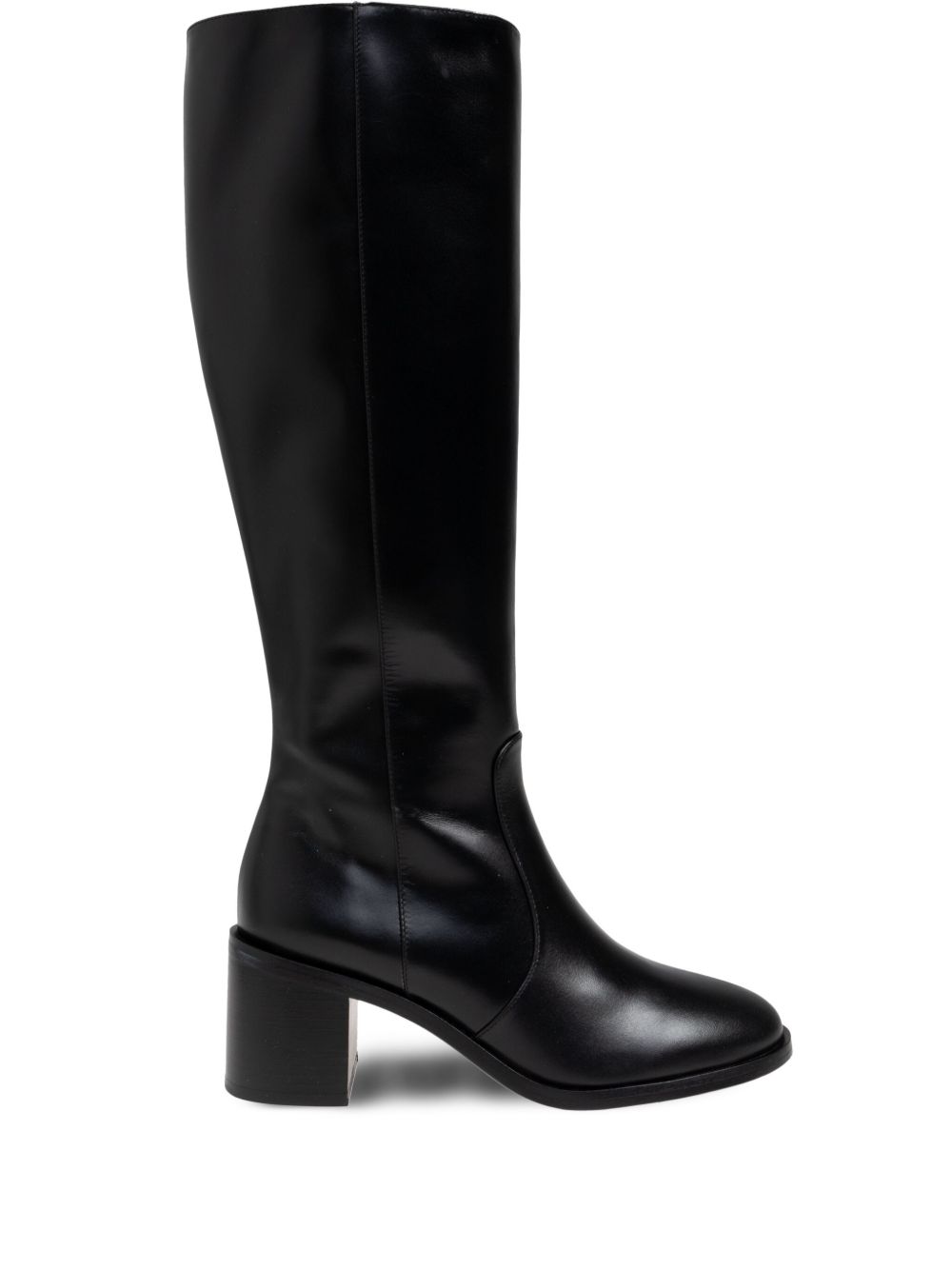 Stuart Weitzman Esme 中跟靴（7厘米） - 黑色