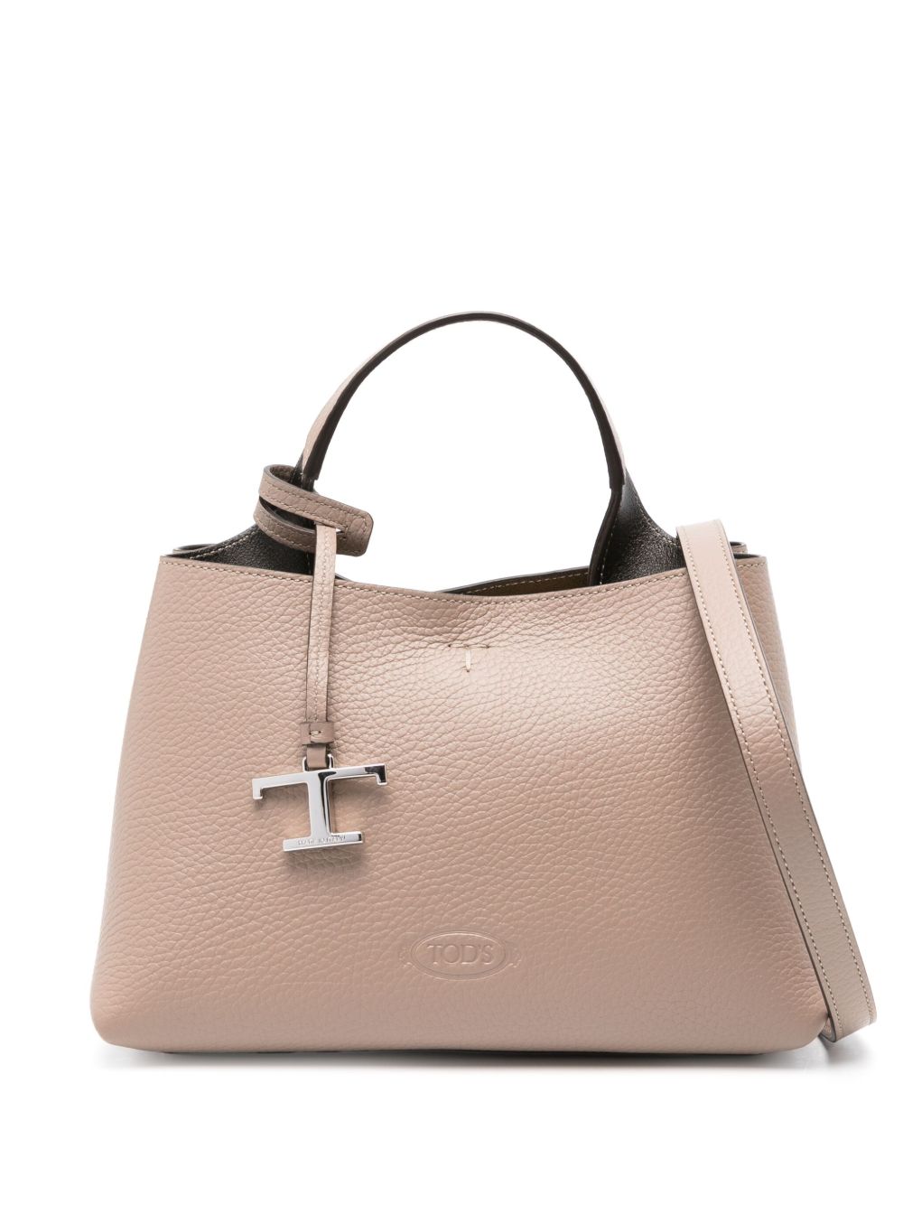 Tod's 皮质迷你手提包 - 褐色