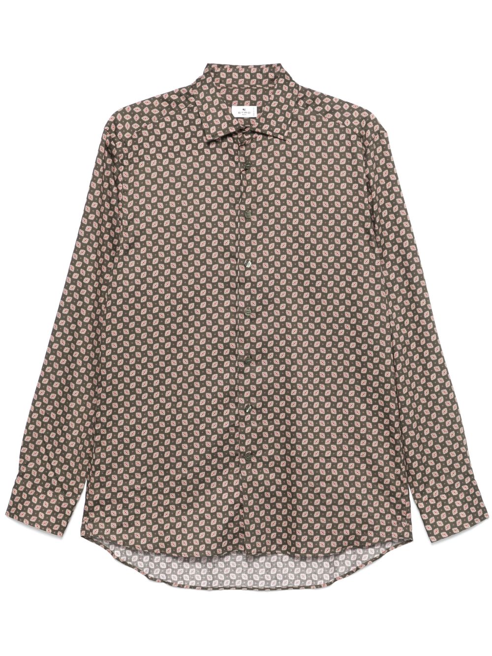 ETRO 佩斯理印花衬衫 - 绿色
