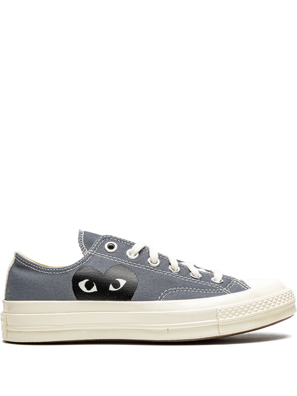 Converse x CDG Chuck 70 Low 板鞋 - 灰色