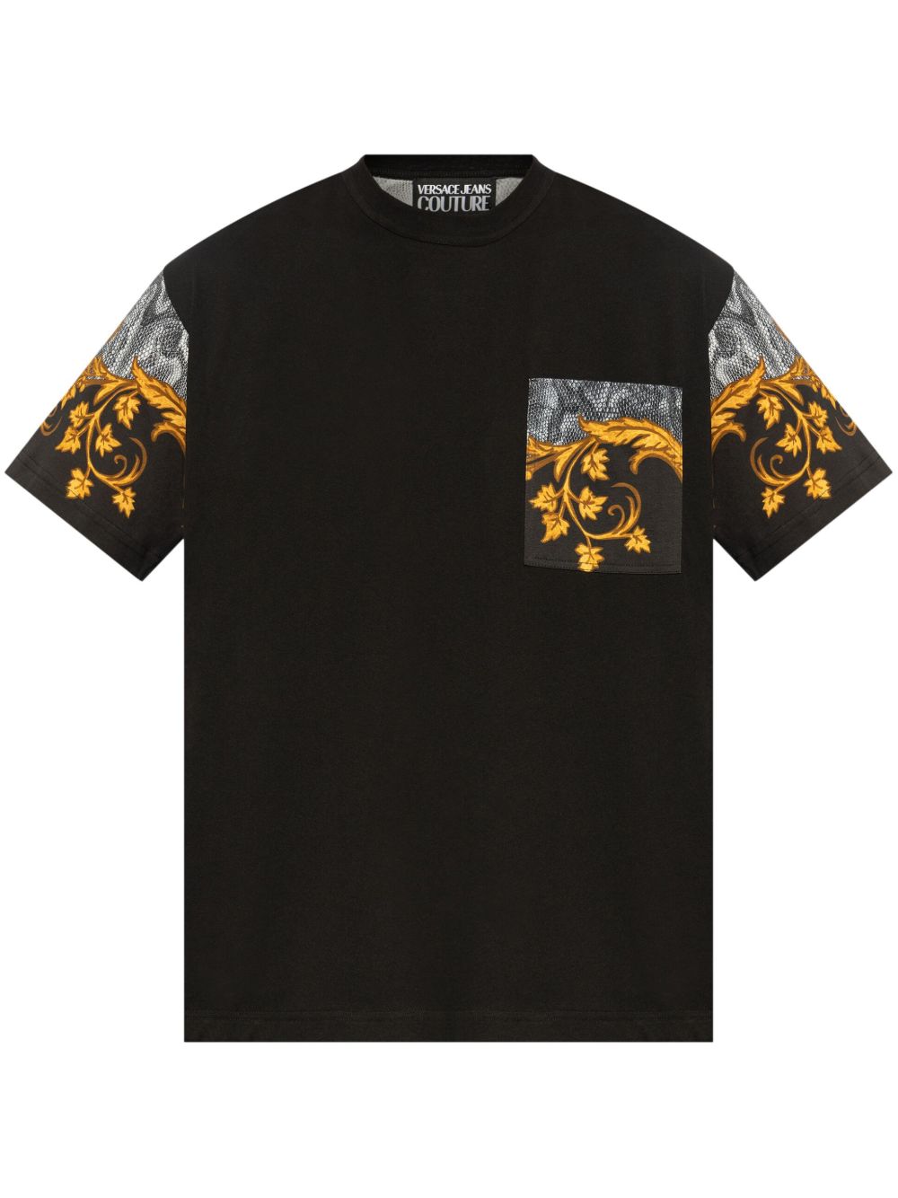 Versace Jeans Couture Barocco T恤 - 黑色