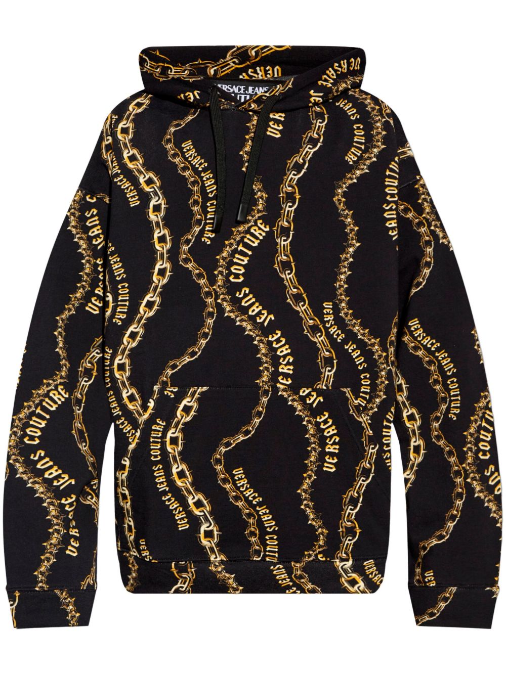 Versace Jeans Couture logo卫衣 - 黑色