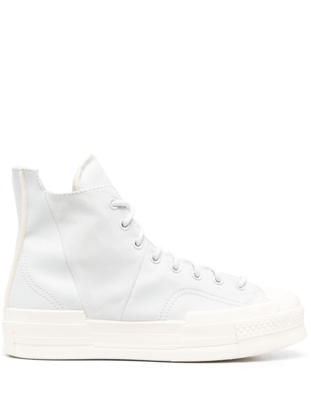 Converse 不对称绒面皮高帮板鞋 - 蓝色