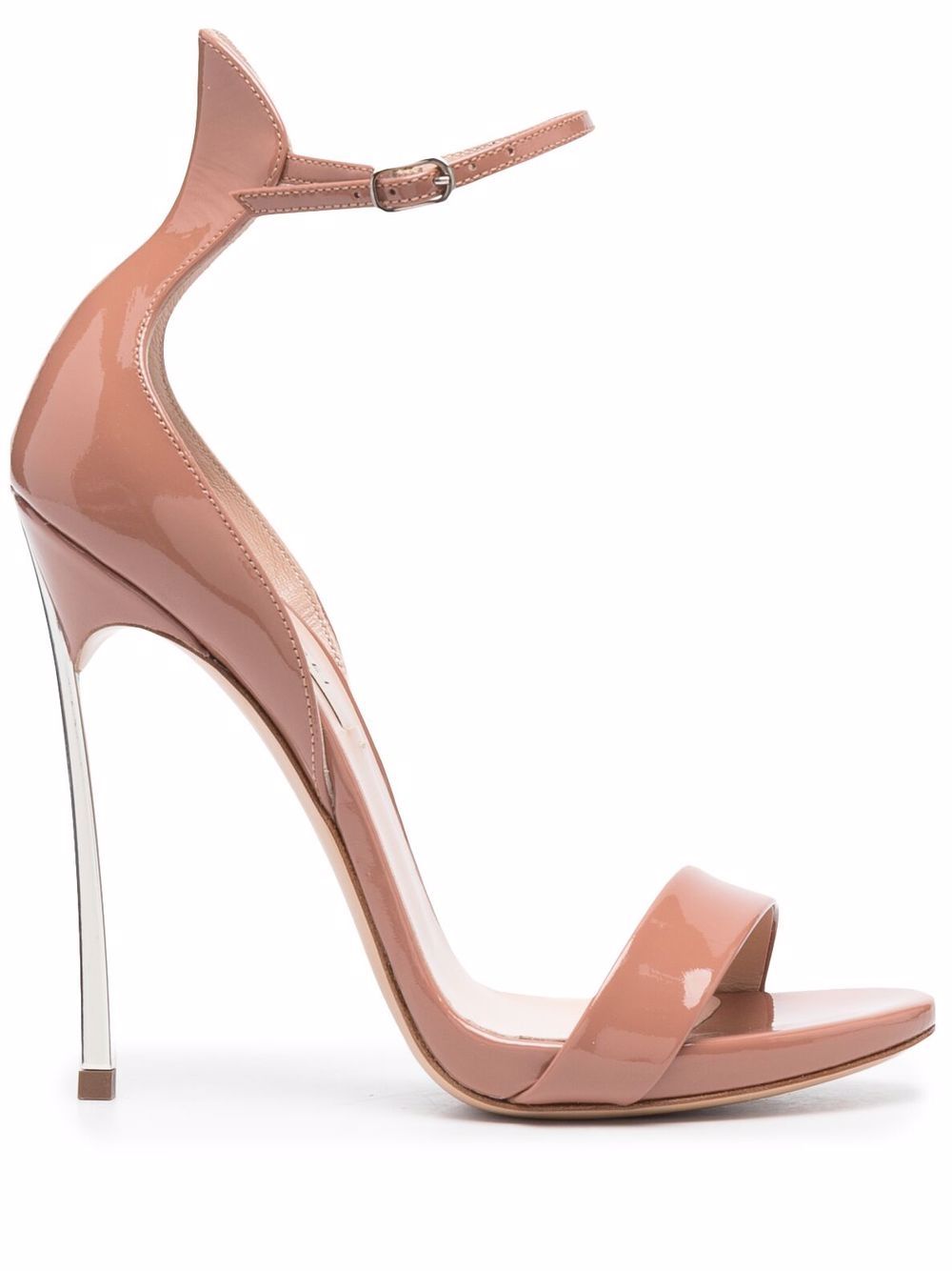 Casadei Blade 漆皮凉鞋 - 粉色