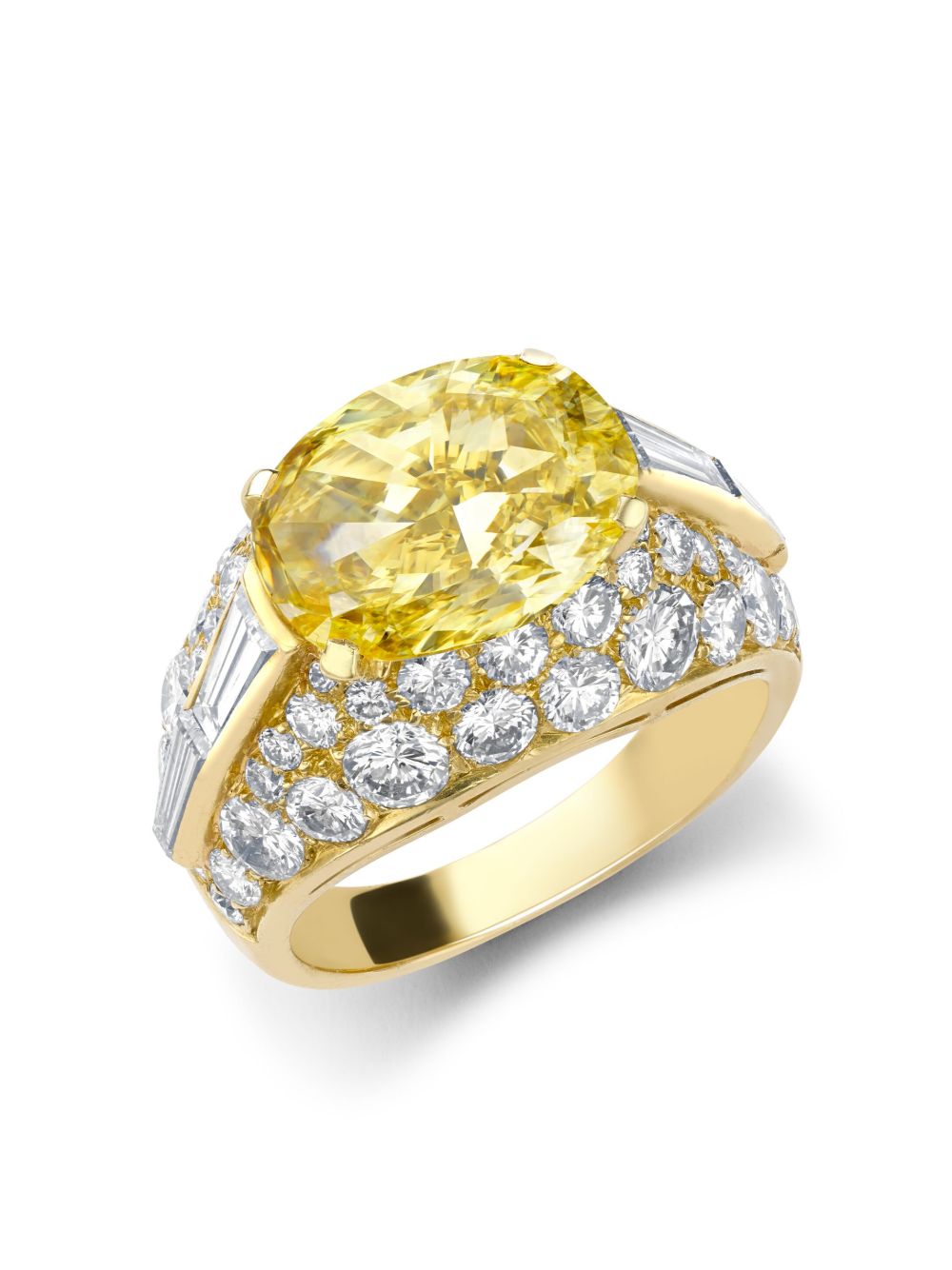 Bvlgari Trombino 钻石戒指 - 黄色