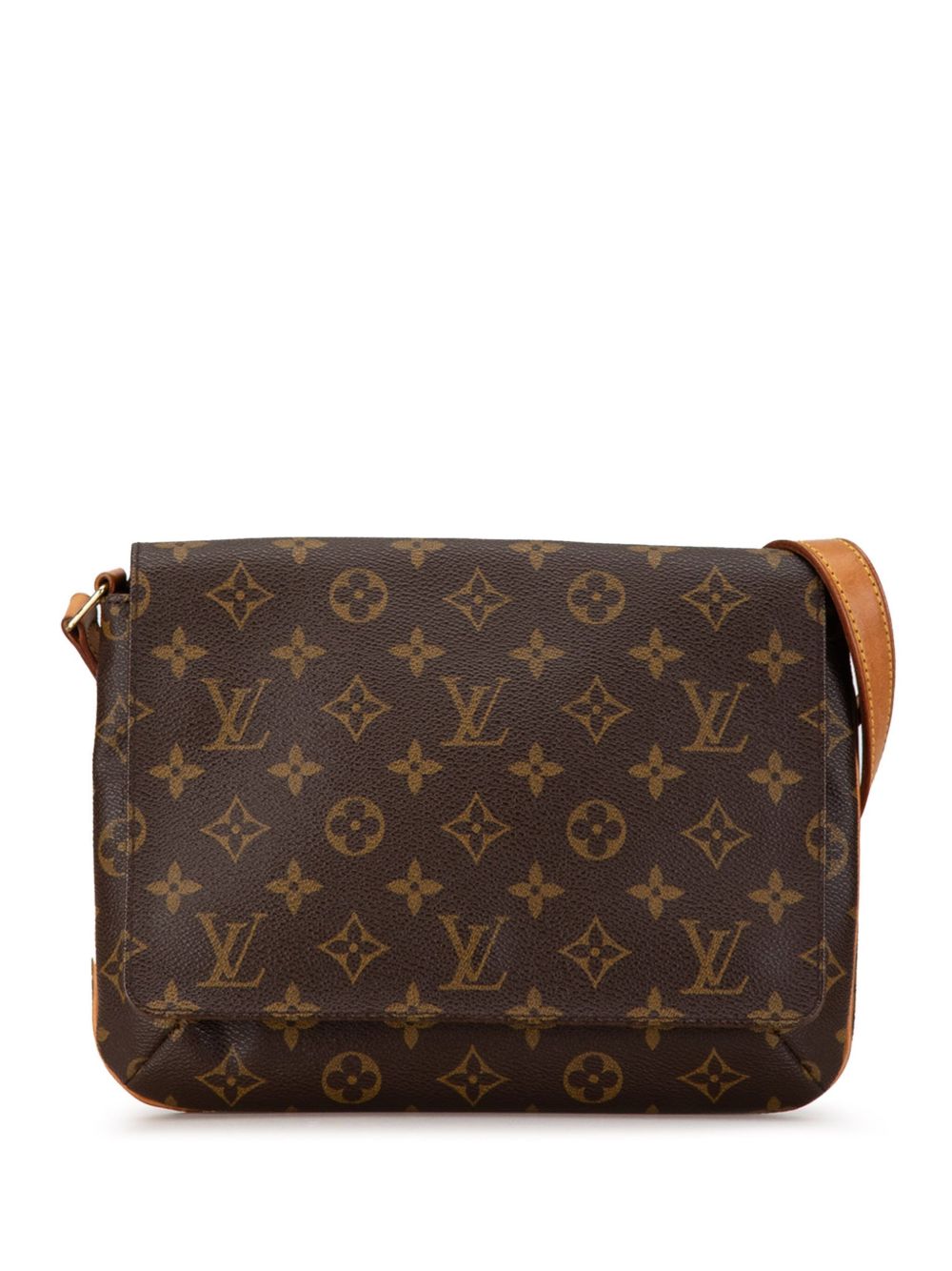 Louis Vuitton Pre-Owned Monogram Musette Tango Short Strap 单肩包（2000年典藏款） - 褐色