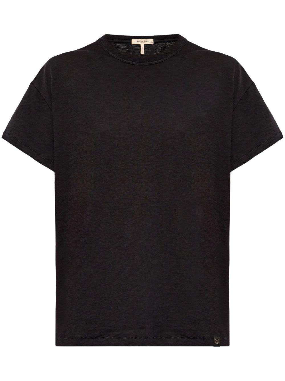 rag & bone Mini Slub 圆领T恤 - 黑色