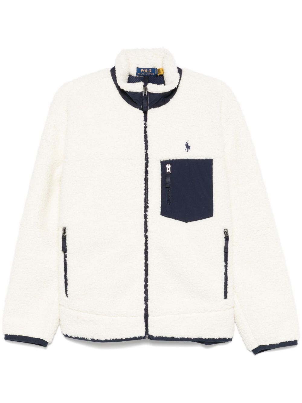 Polo Ralph Lauren 人造皮毛一体夹克 - 白色