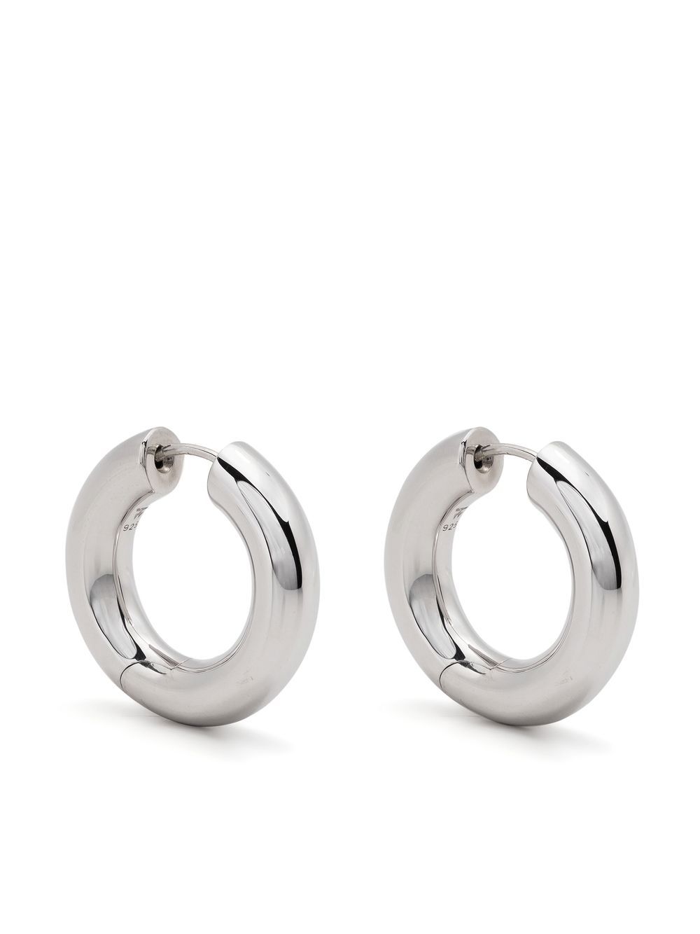 Tom Wood Chunky Hoop 中号耳环 - 银色