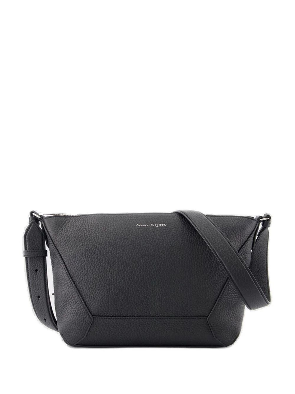Alexander McQueen The Edge 斜挎包 - 黑色
