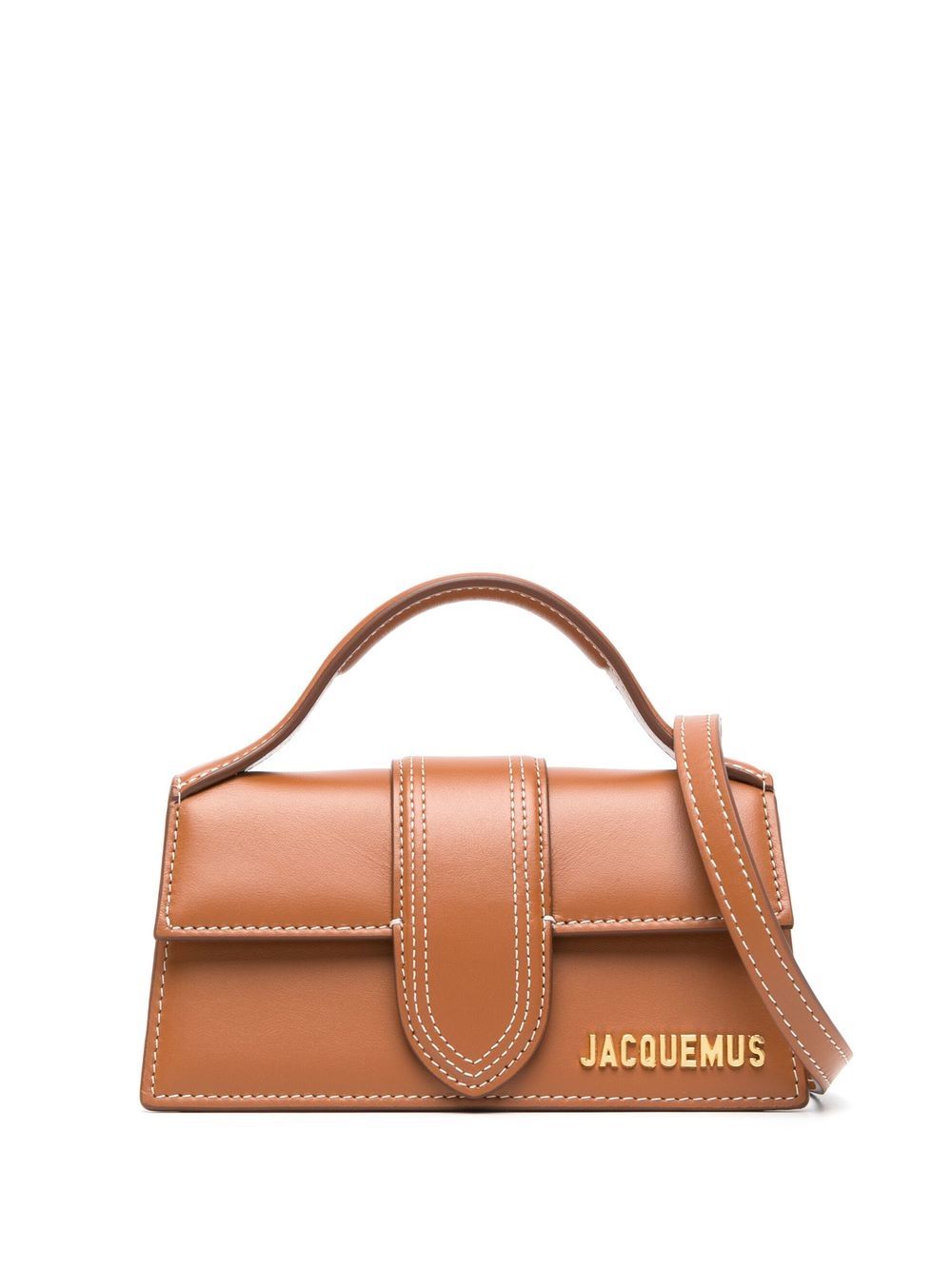 Jacquemus Le Bambino 皮质手提包 - 褐色