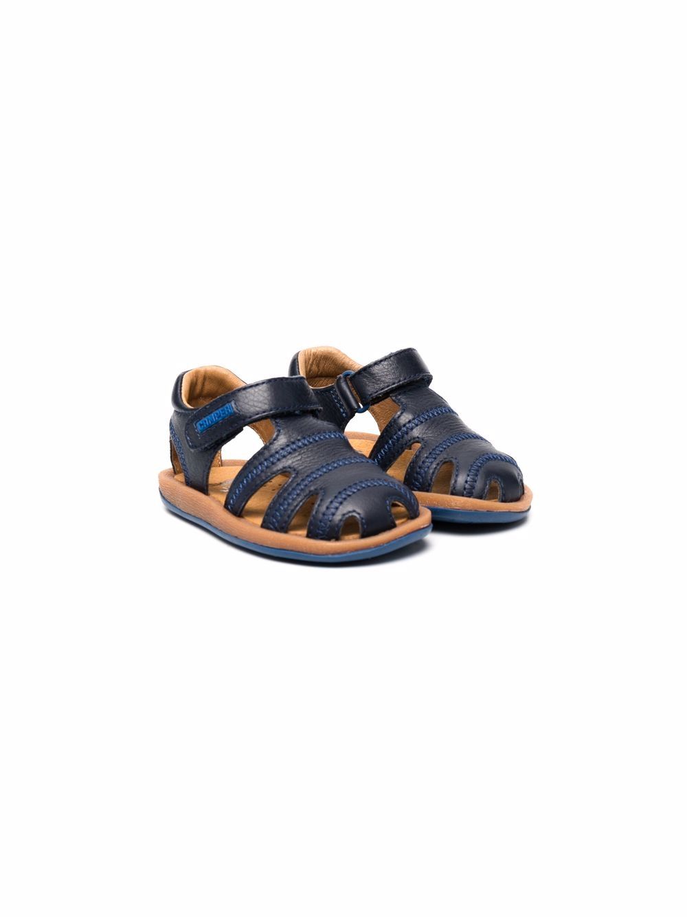 Camper Kids Bicho 皮质凉鞋 - 蓝色