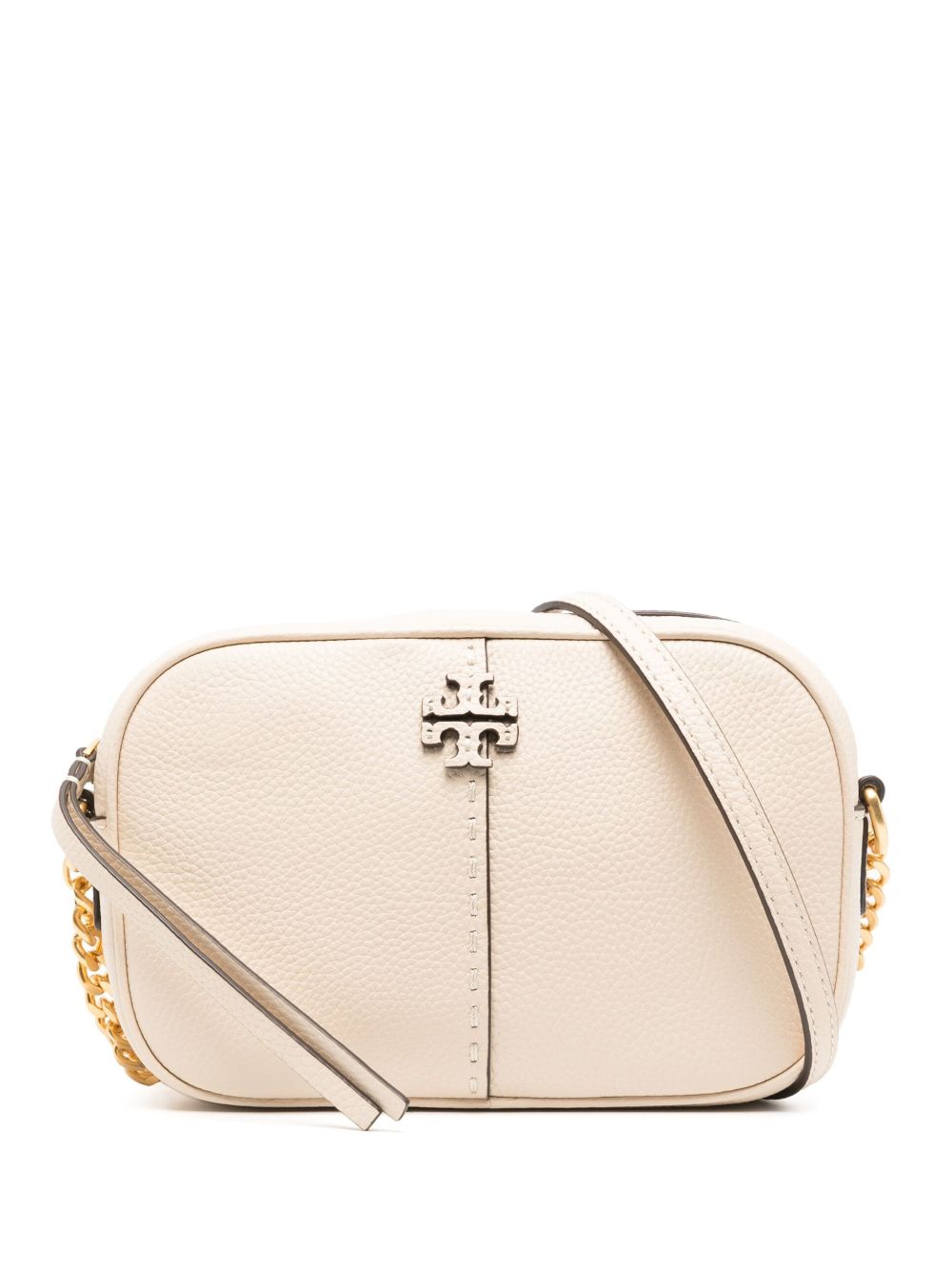 Tory Burch McGraw 皮质相机包 - 中性色