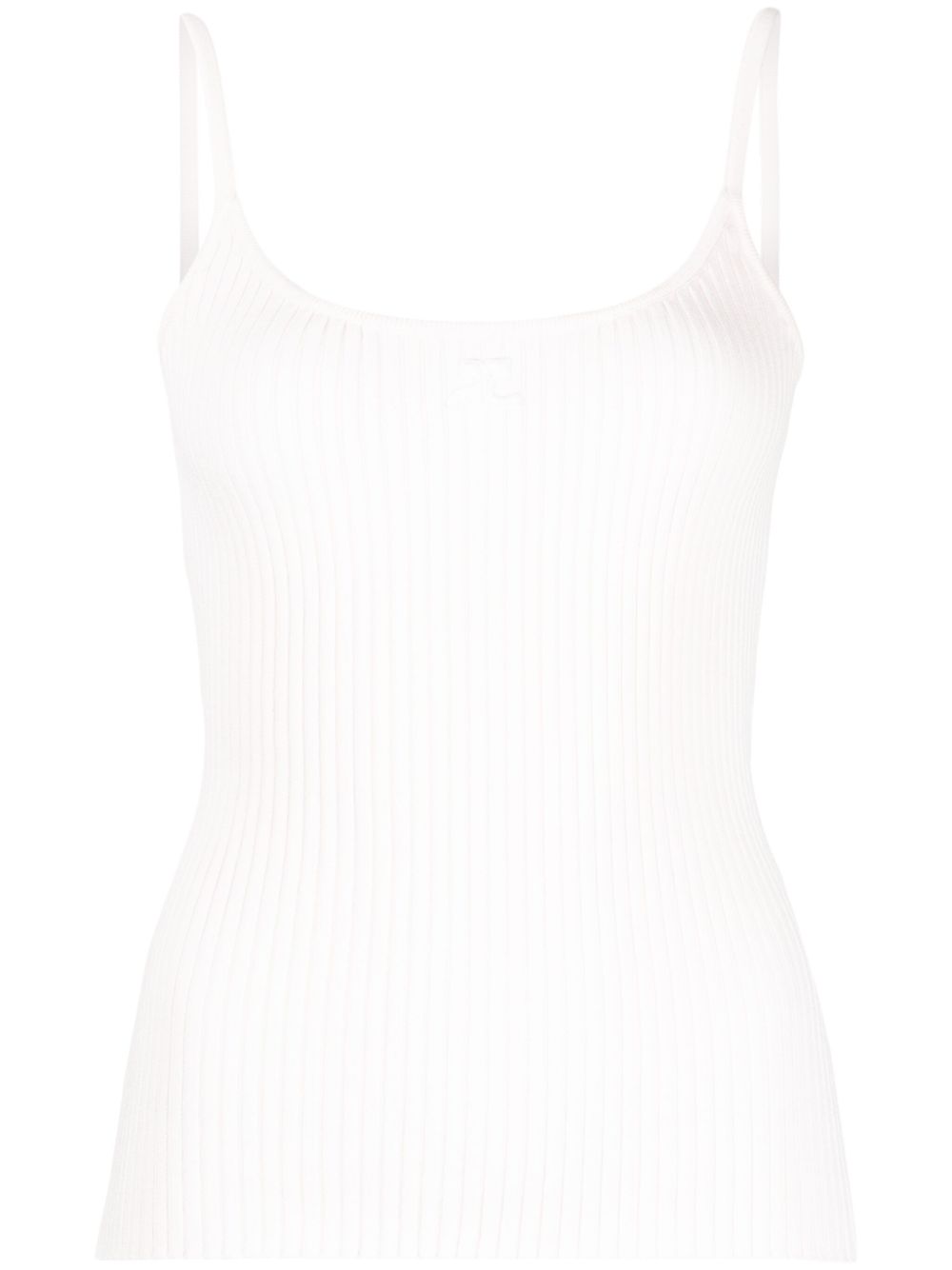 Courrèges Reedition 罗纹坦克背心 - 粉色