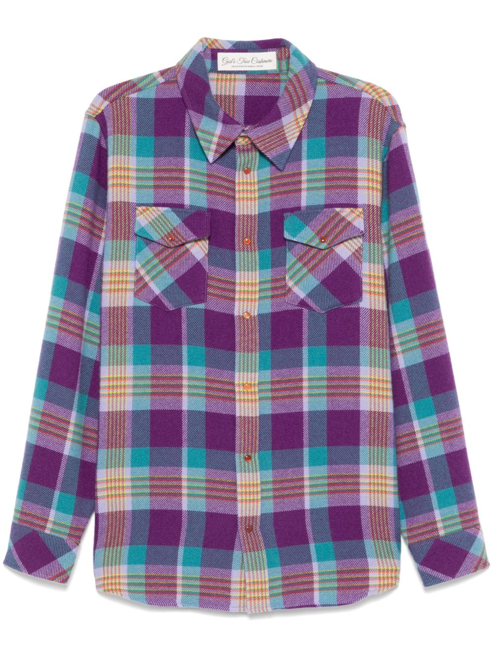 GOD'S TRUE CASHMERE Jean's Glade 衬衫 - 紫色