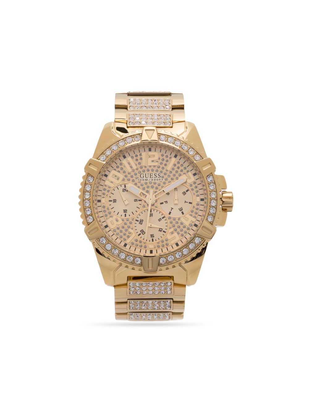 GUESS USA Frontier 46毫米腕表 - 金色
