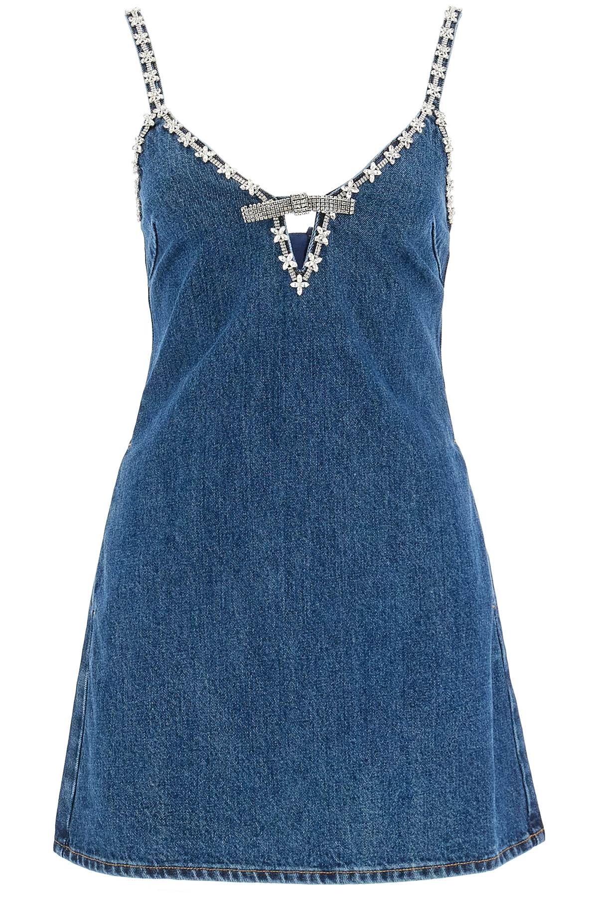 self-portrait True Blue Denim Minidress
