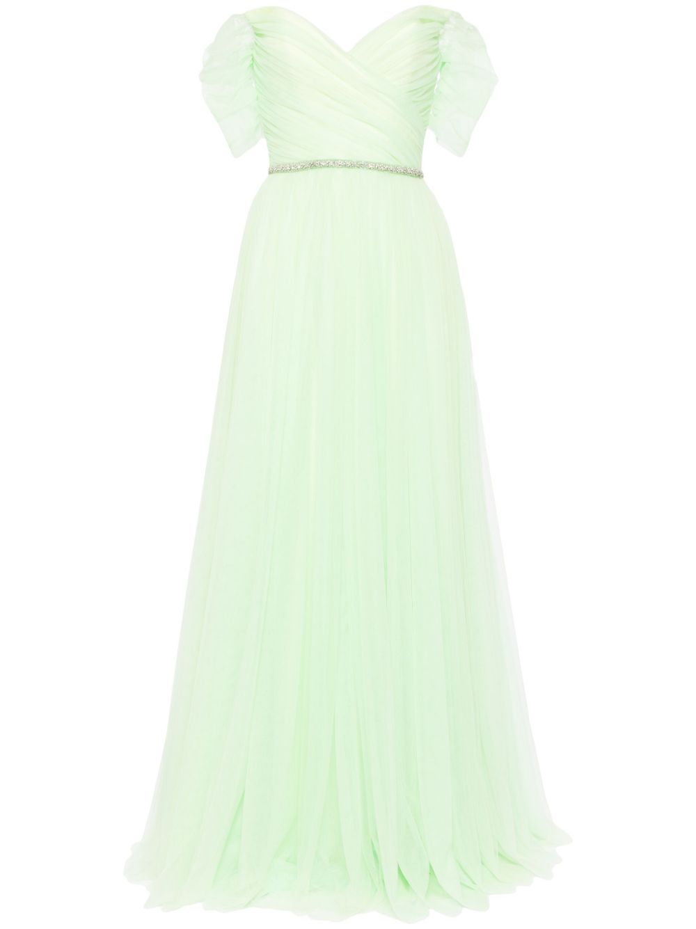 Jenny Packham Zinnia 缀饰礼服 - 绿色