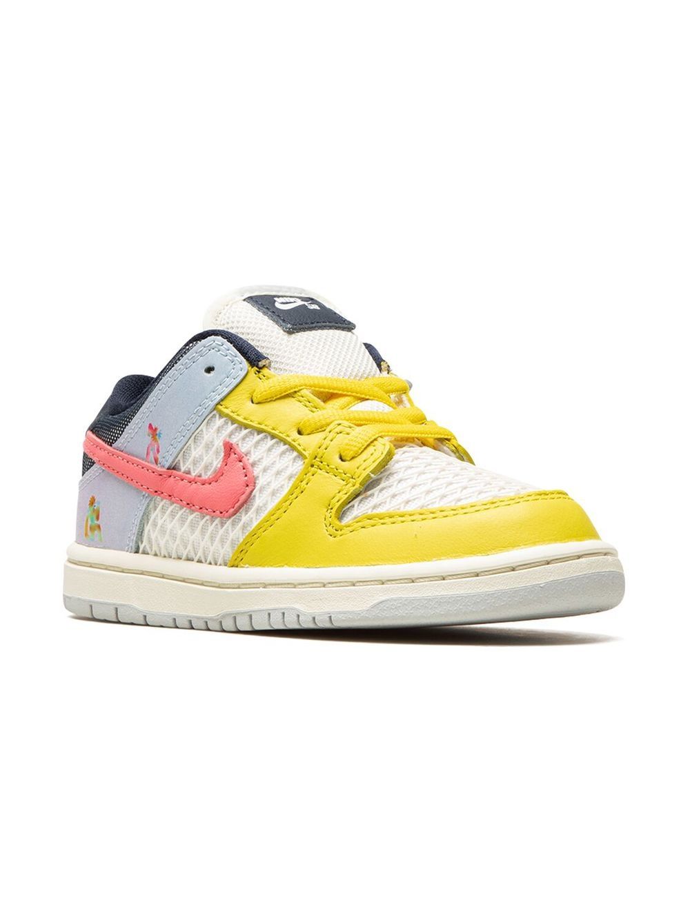 Nike Kids SB Dunk Low Be True 运动鞋 - 白色