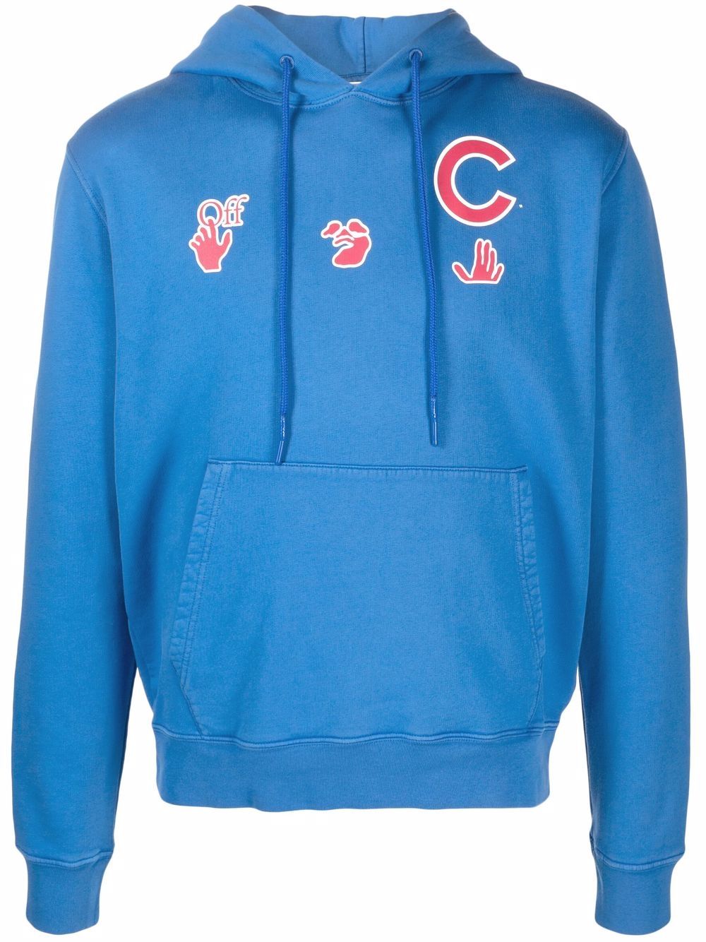 Off-White MLB Chicago Cubs 连帽衫 - 蓝色