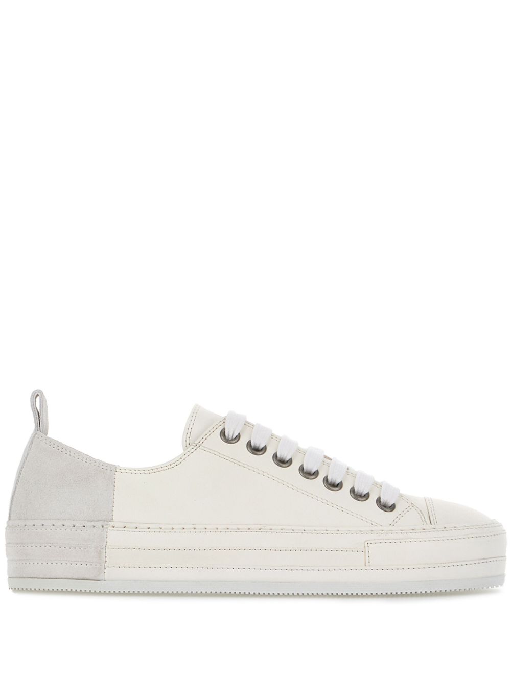 Ann Demeulemeester 皮质运动鞋 - 白色