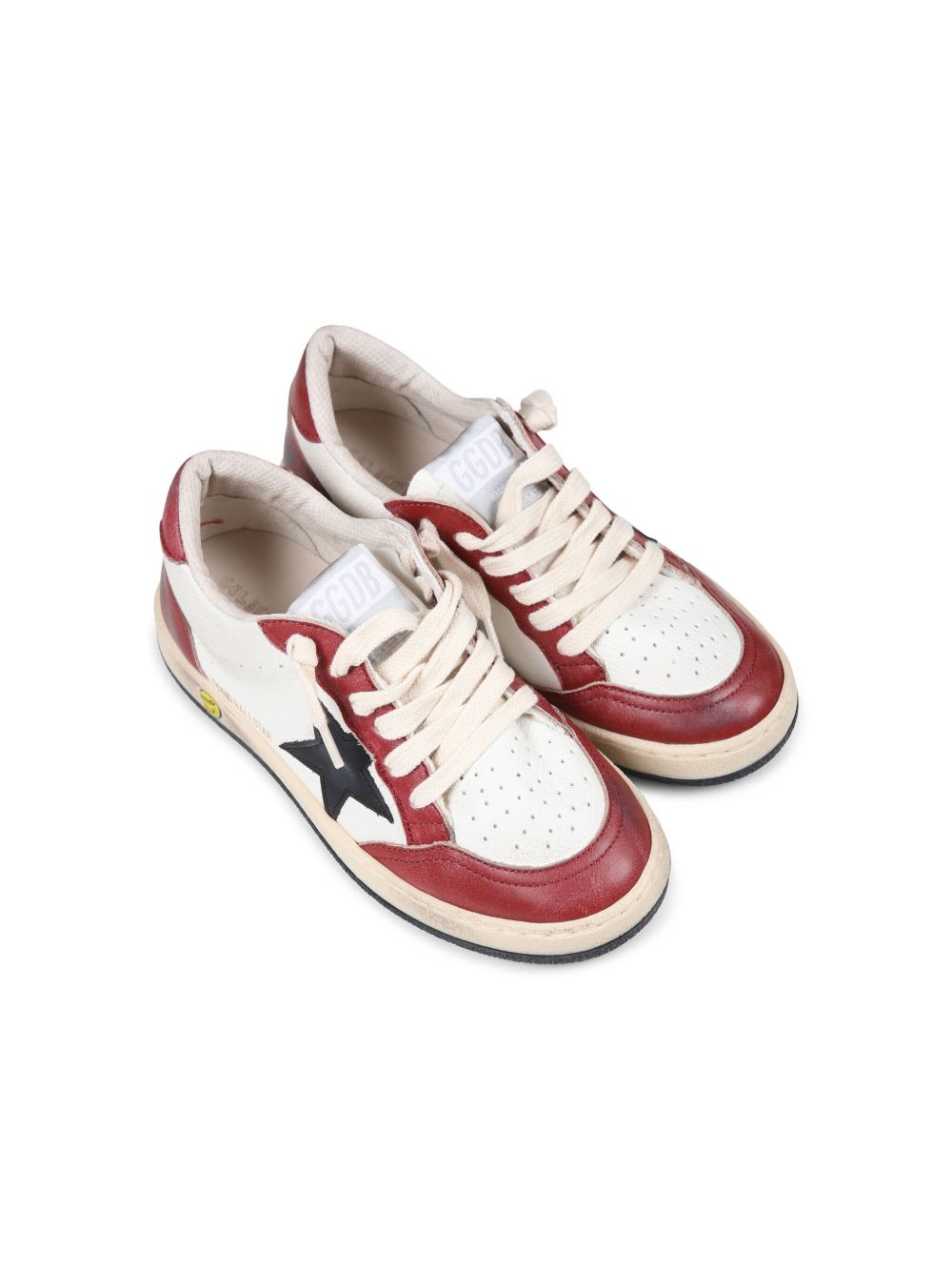 Golden Goose Kids Ball Star 运动鞋 - 红色