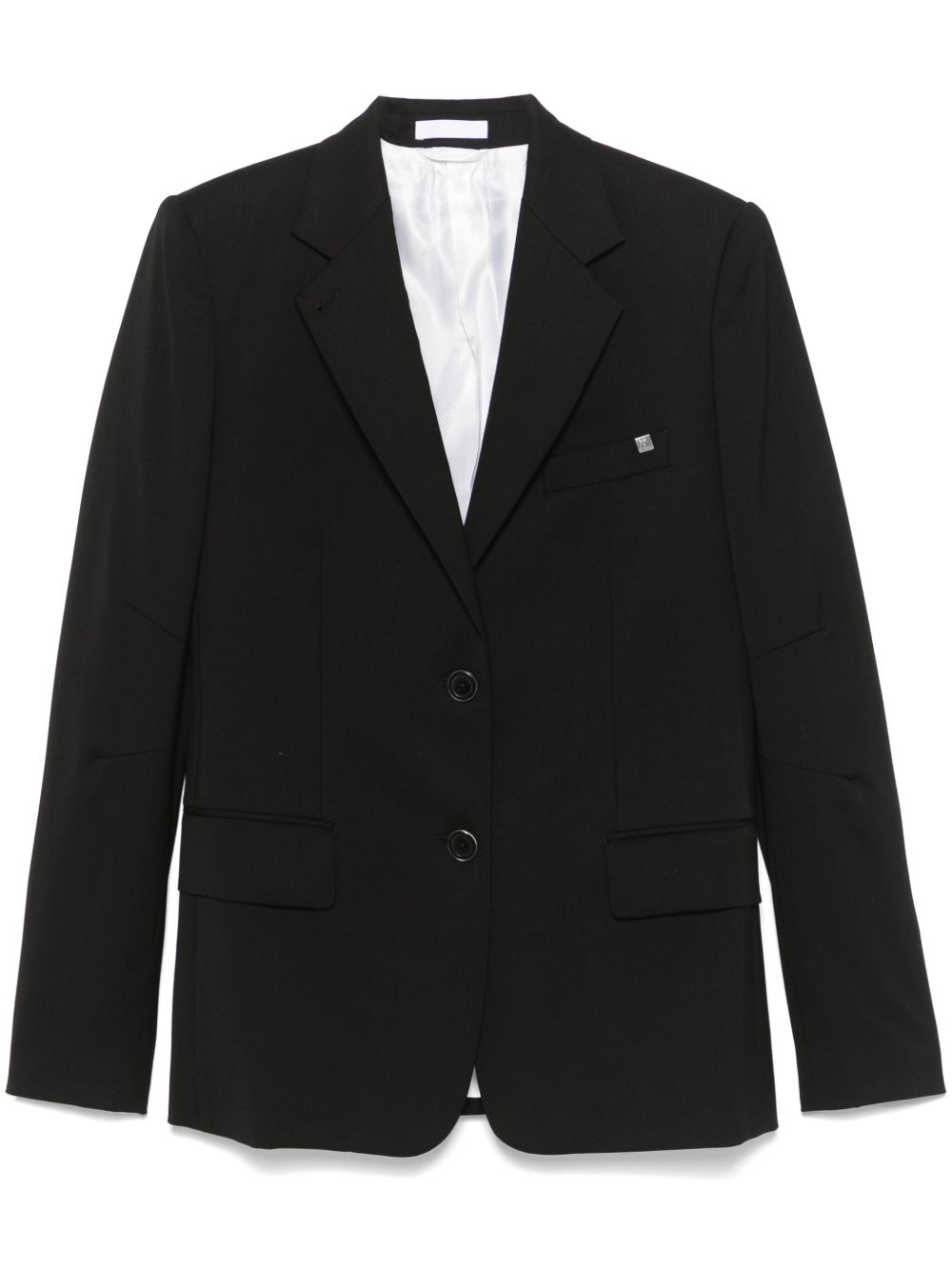 Helmut Lang Curved Classic 西装夹克 - 黑色