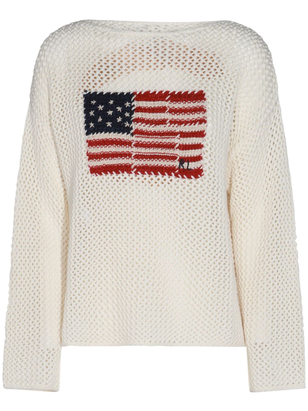 Polo Ralph Lauren 针织旗帜毛衣 - 中性色