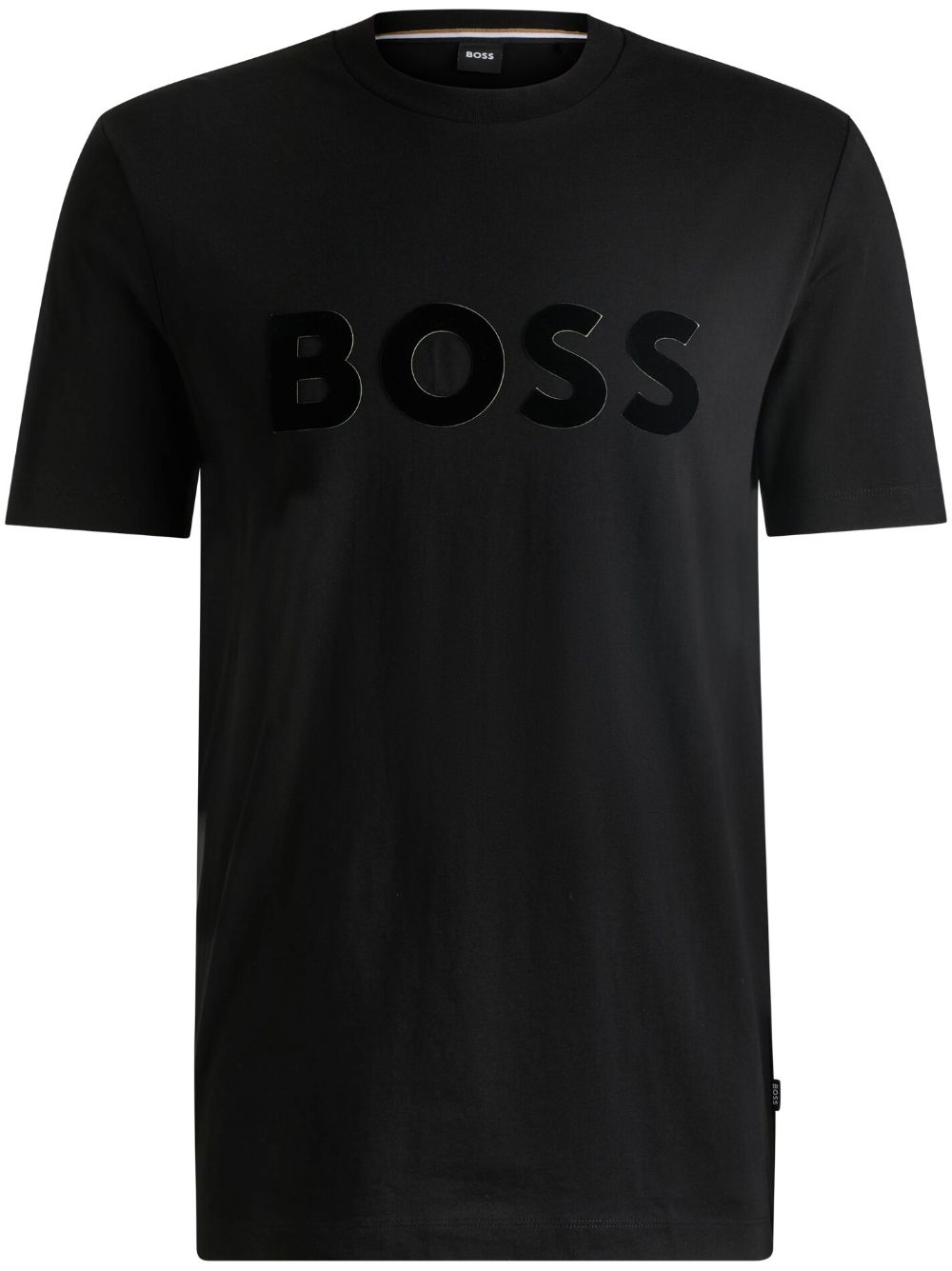 BOSS logo T恤 - 黑色