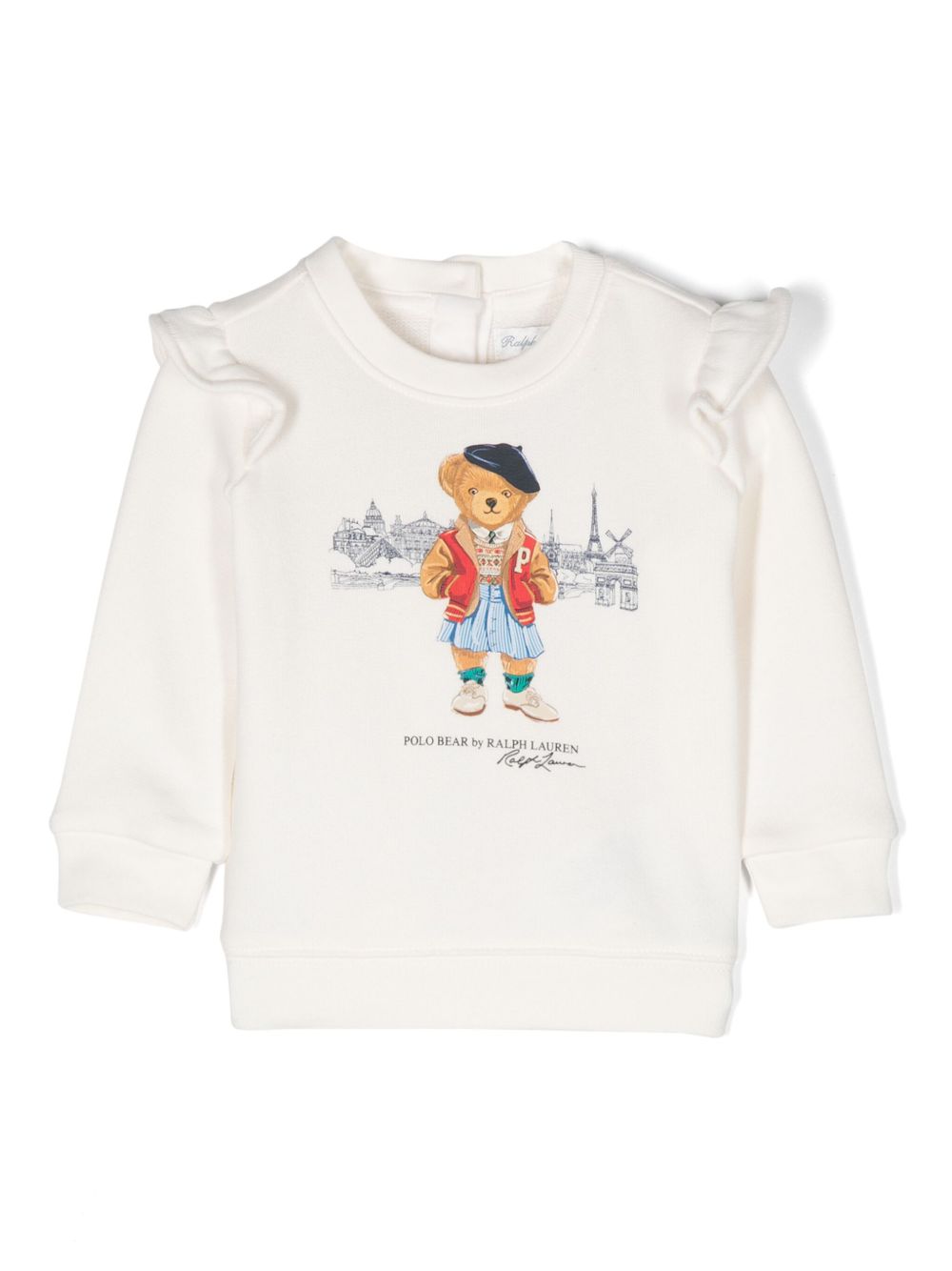 POLO RALPH LAUREN KIDS Polo Bear 棉卫衣 - 白色