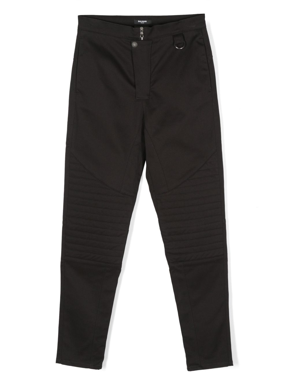 Balmain Kids logo吊牌运动裤 - 黑色