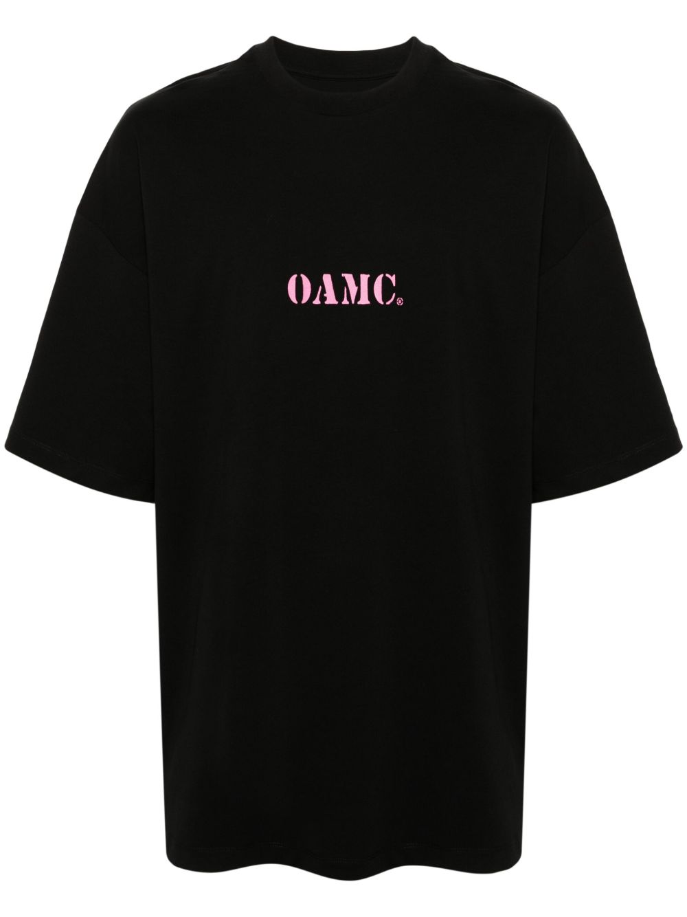 OAMC logo印花棉T恤 - 黑色