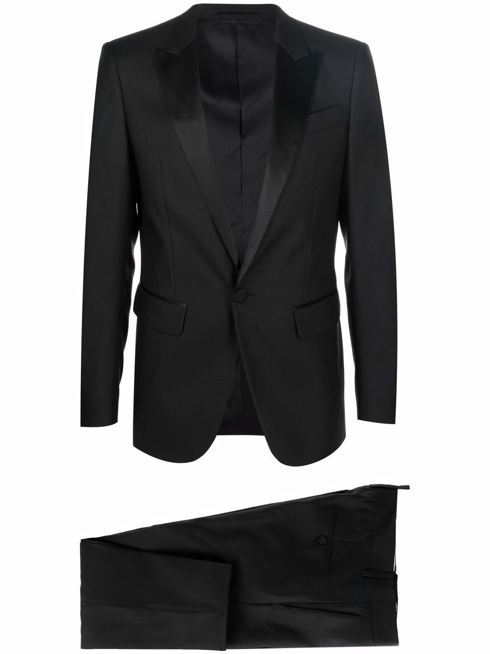 DSQUARED2 D2次方 单排扣修身西装套装 - 黑色