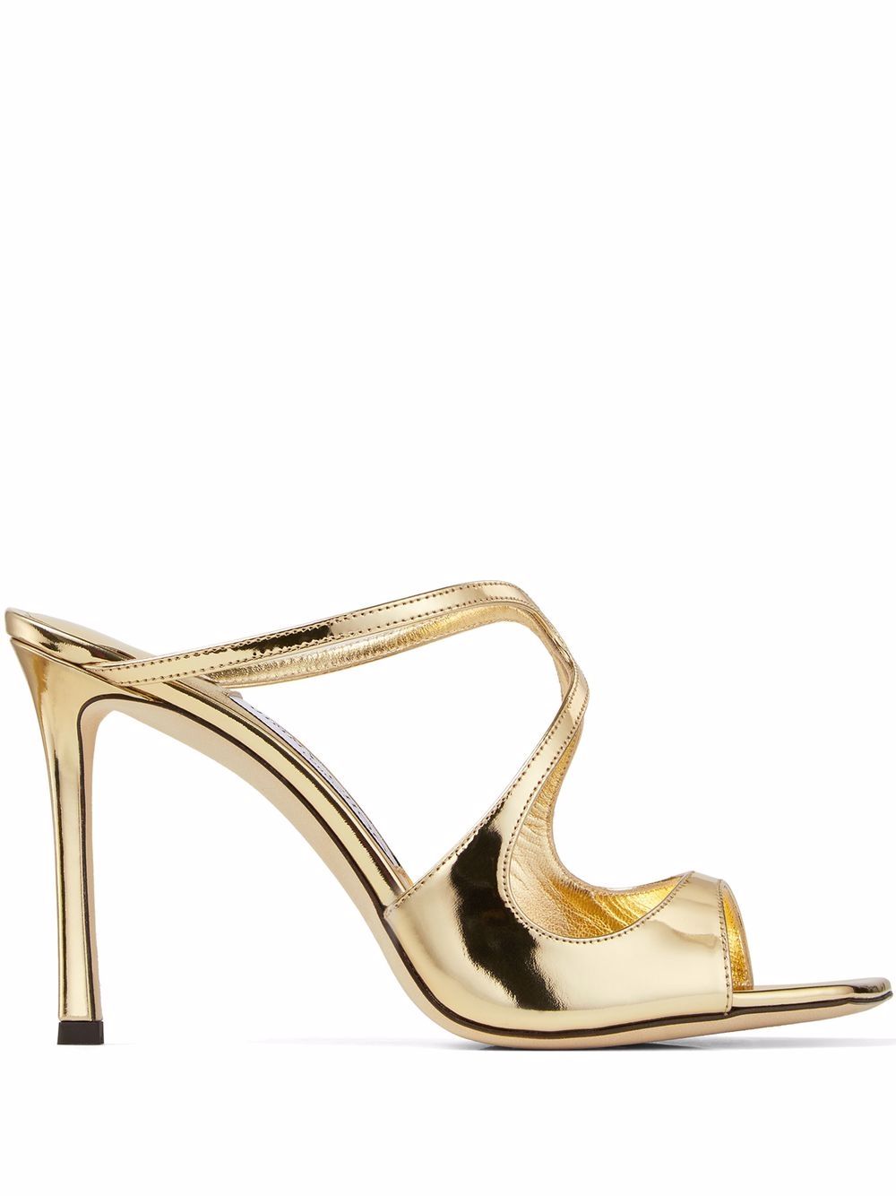 Jimmy Choo 周仰杰 Anise 高跟凉鞋 - 金色