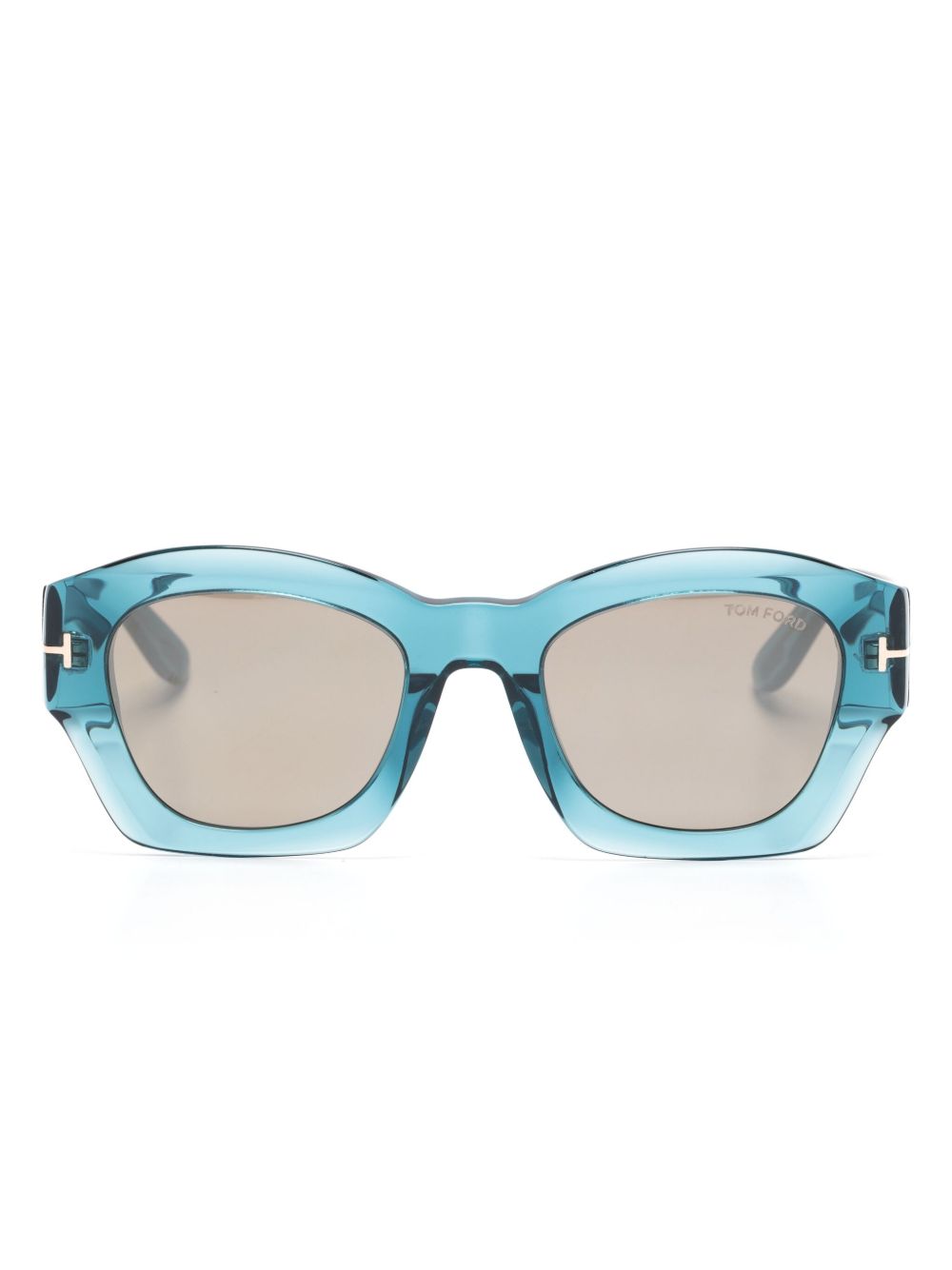 TOM FORD Eyewear Guilliana 方框太阳眼镜 - 蓝色
