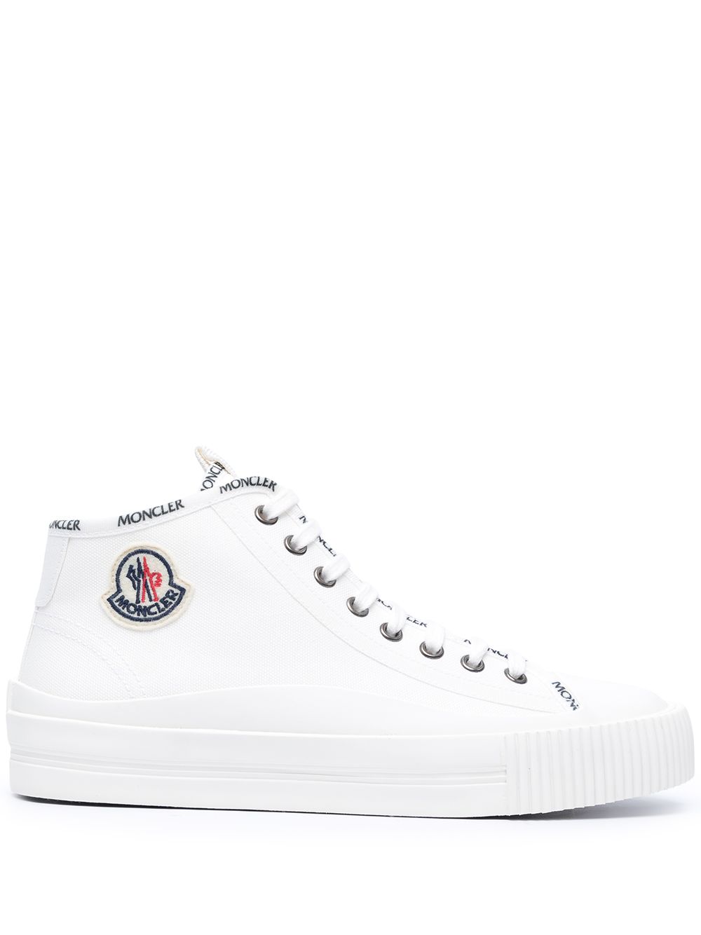 Moncler 盟可睐 Lissex 高帮板鞋 - 白色