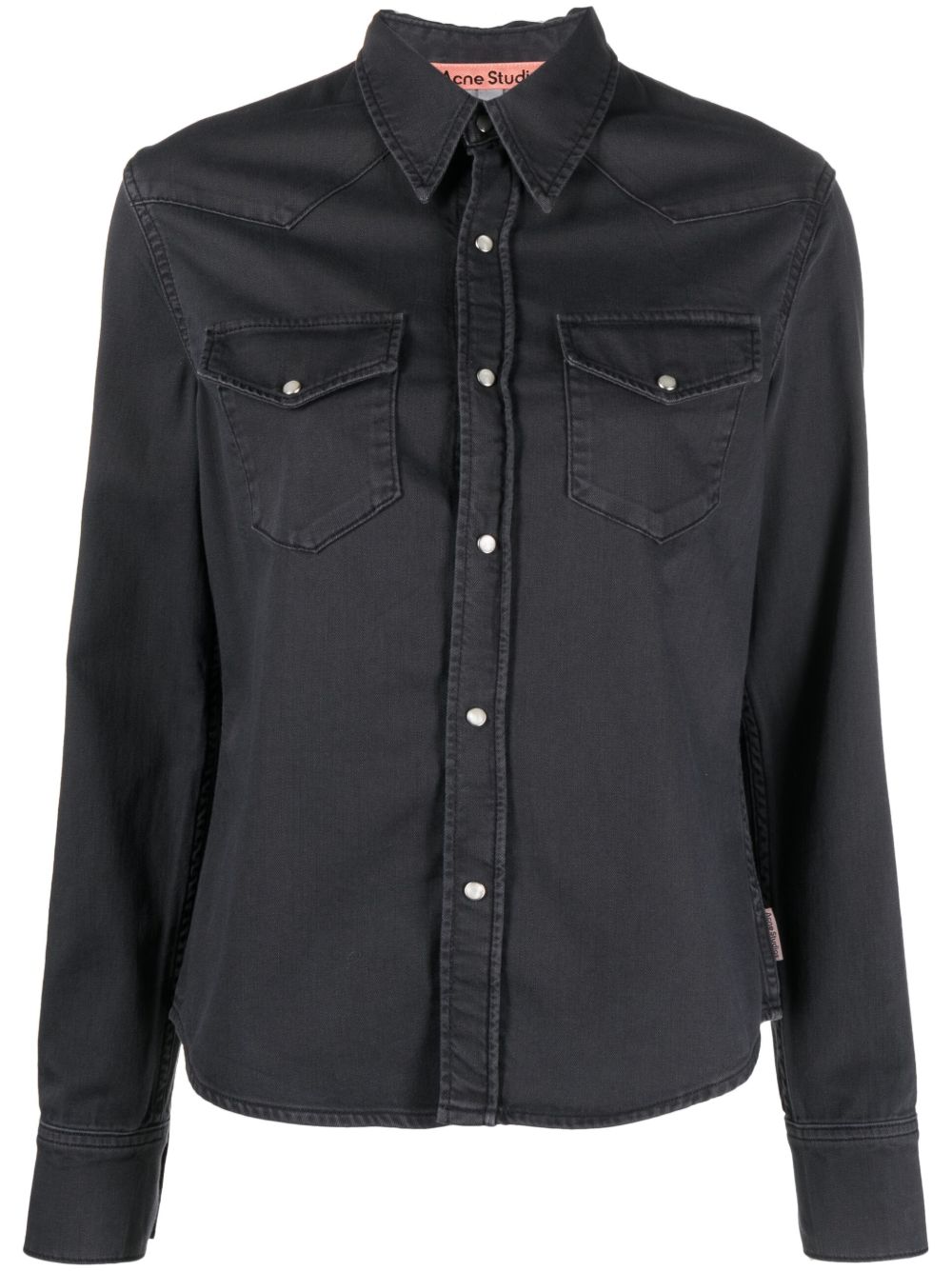 Acne Studios 长袖牛仔衬衫 - 灰色