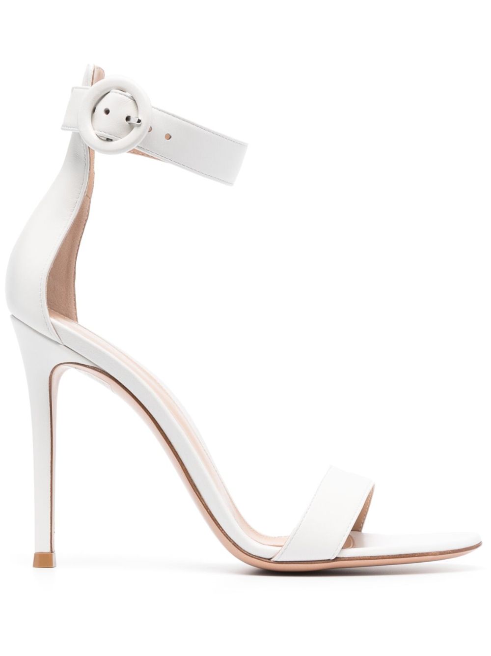 Gianvito Rossi Portofino 高跟凉鞋 - 白色