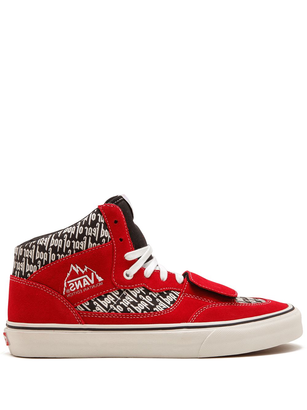 Vans Mountain Edition 35 DX高帮板鞋 - 红色